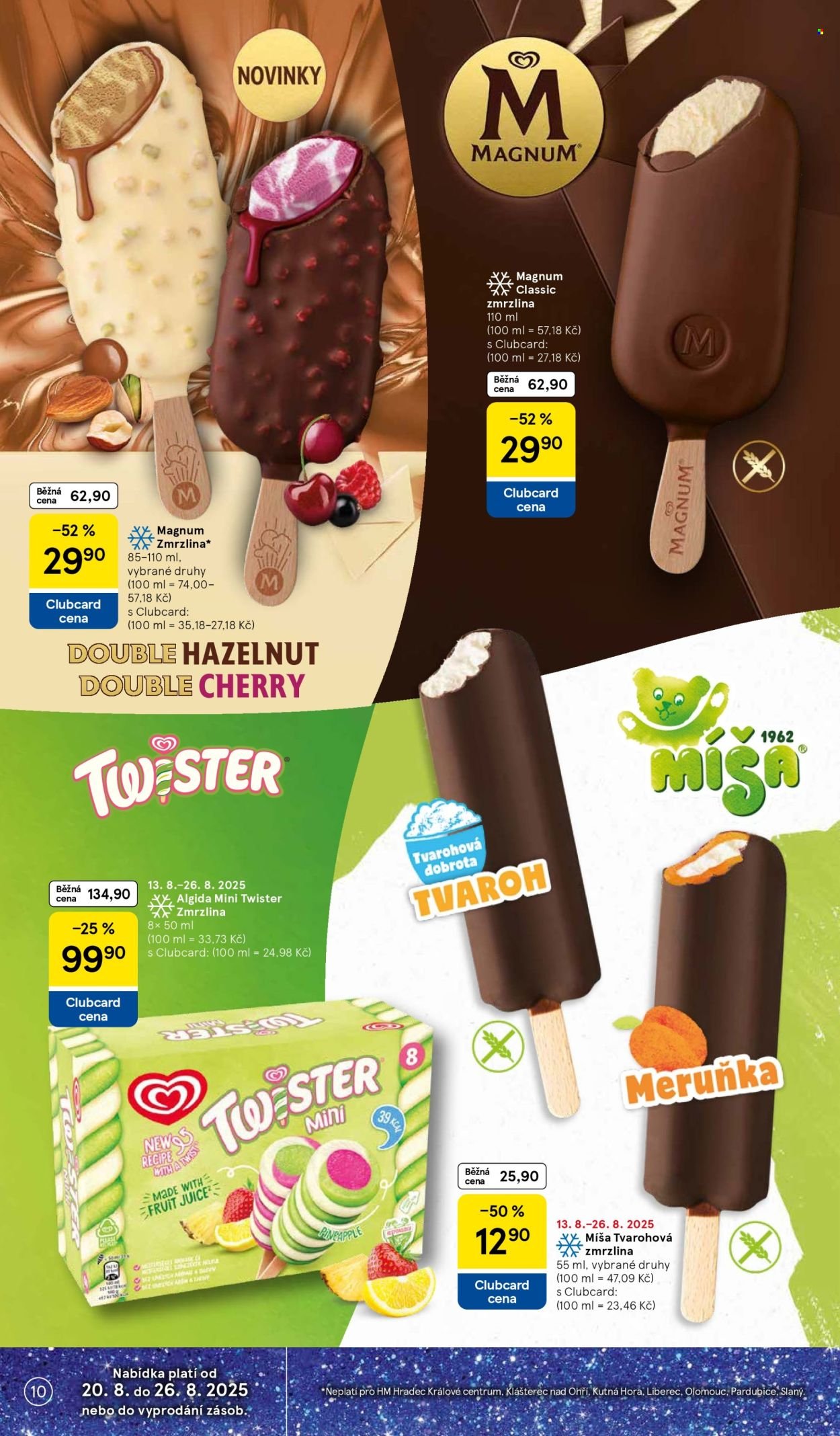 TESCO leták - 15 let s Clubcard (2025-08-20 - 2025-08-26)