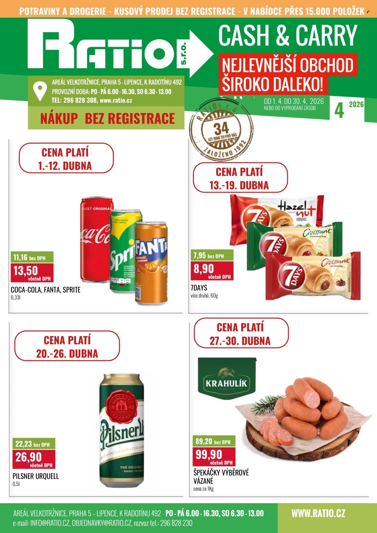 RATIO leták - Od středy 1.4.2026 (2026-04-01 - 2026-04-30)