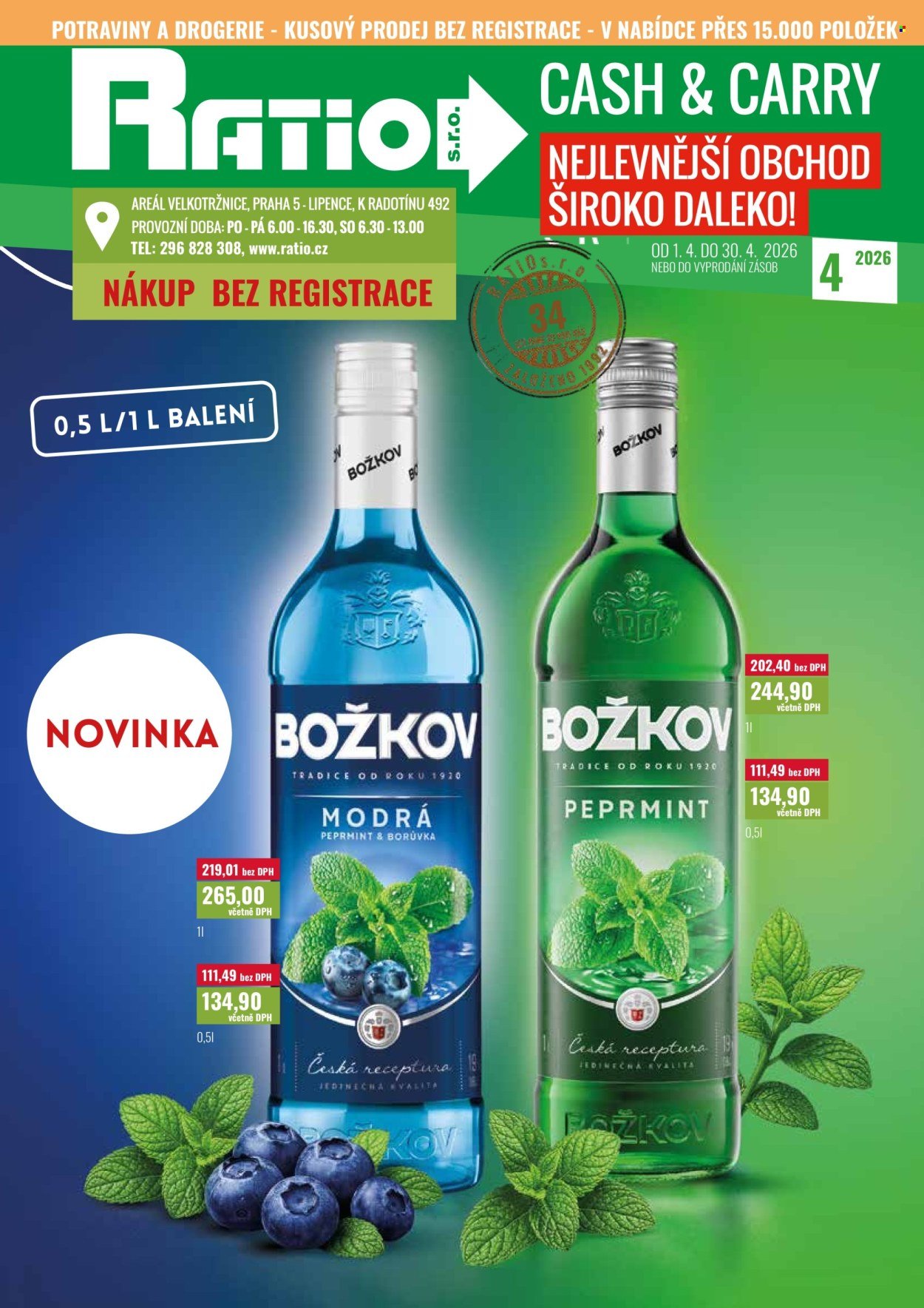 RATIO leták - Od středy 1.4.2026 (2026-04-01 - 2026-04-30)