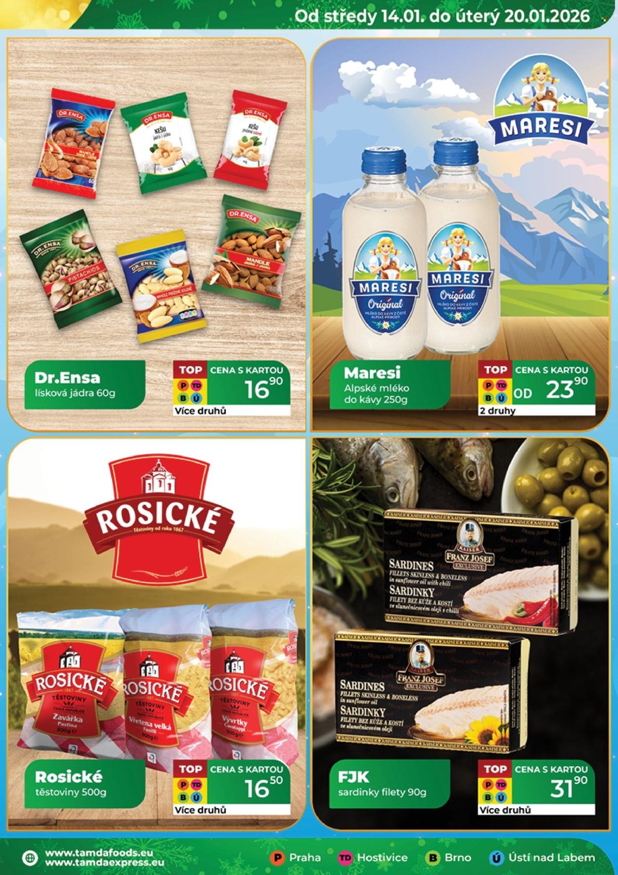 TAMDA FOODS leták - Od středy 14.1.2026 (2026-01-14 - 2026-01-20)