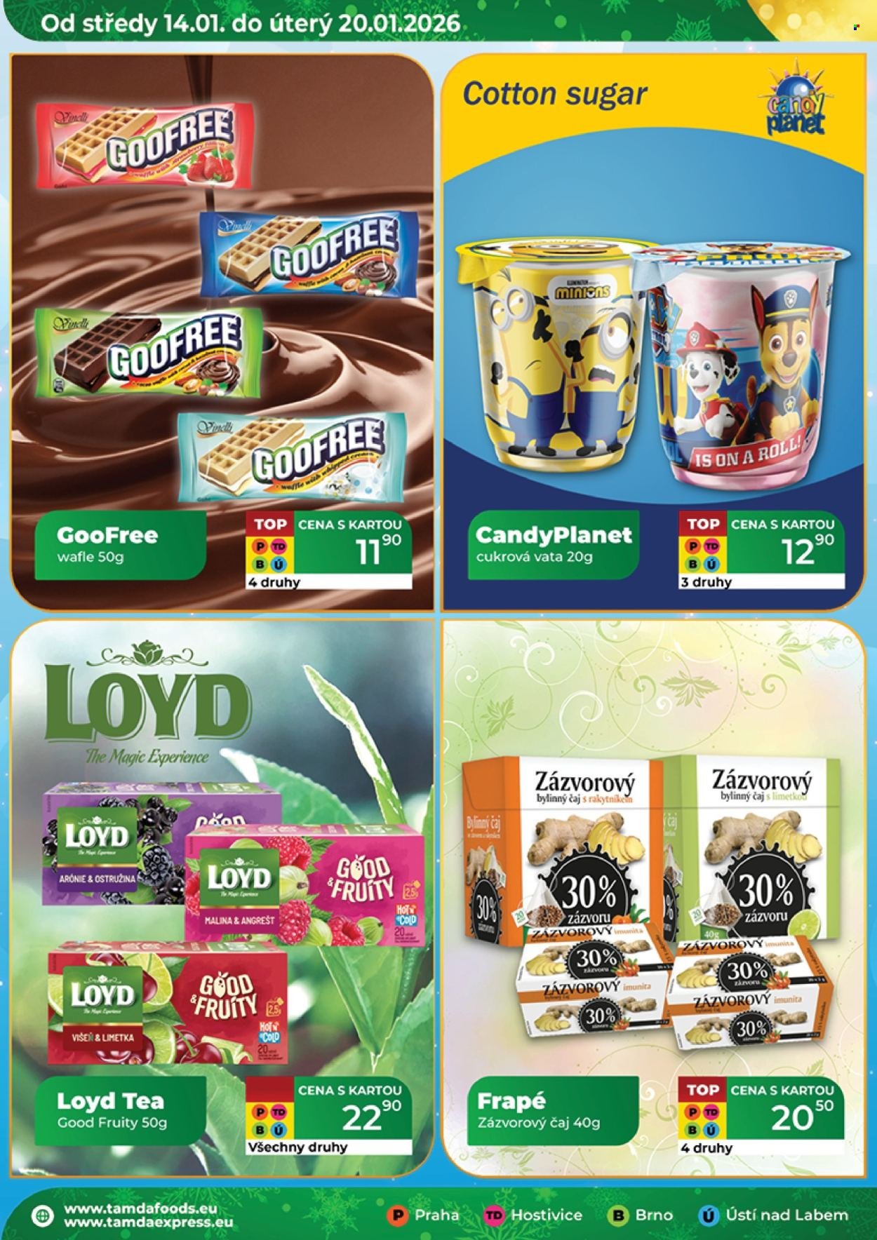 TAMDA FOODS leták - Od středy 14.1.2026 (2026-01-14 - 2026-01-20)