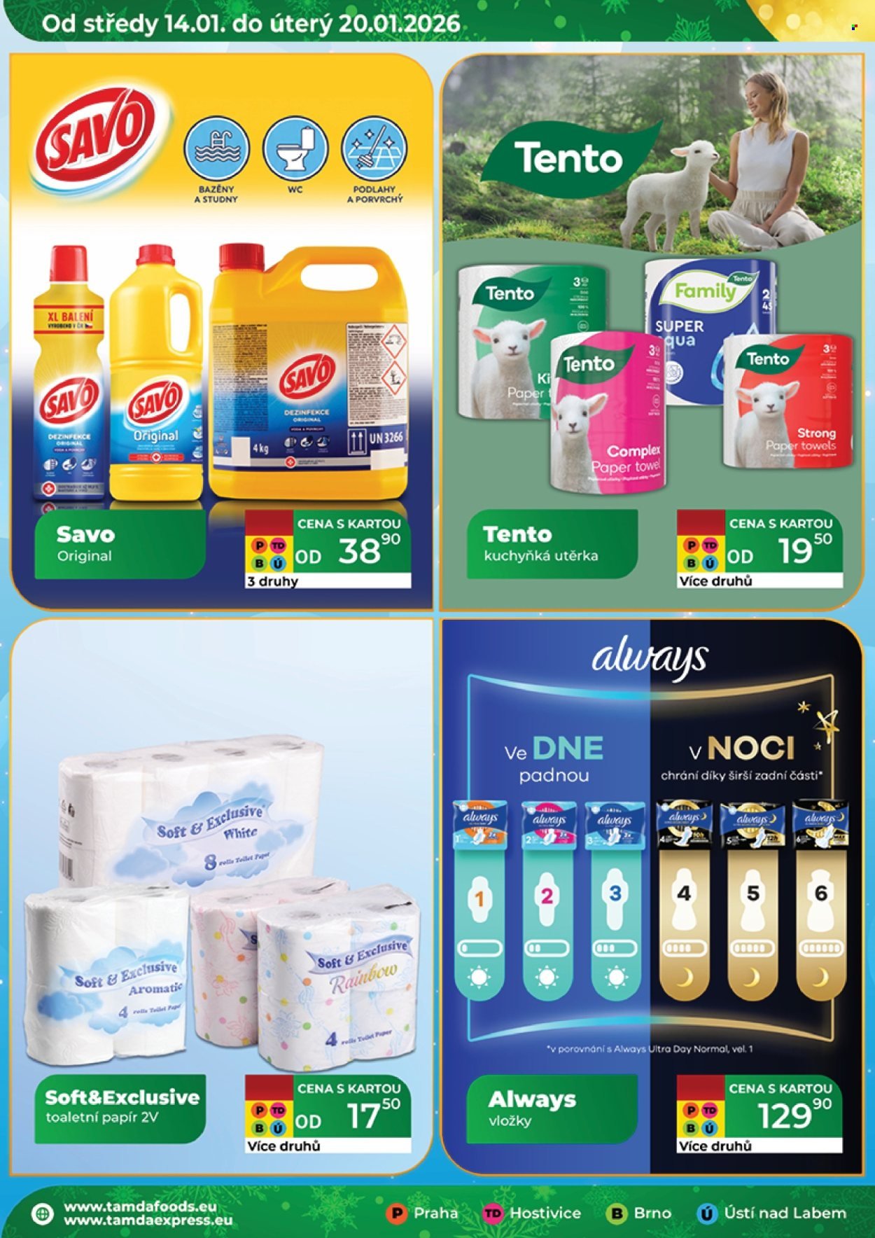 TAMDA FOODS leták - Od středy 14.1.2026 (2026-01-14 - 2026-01-20)