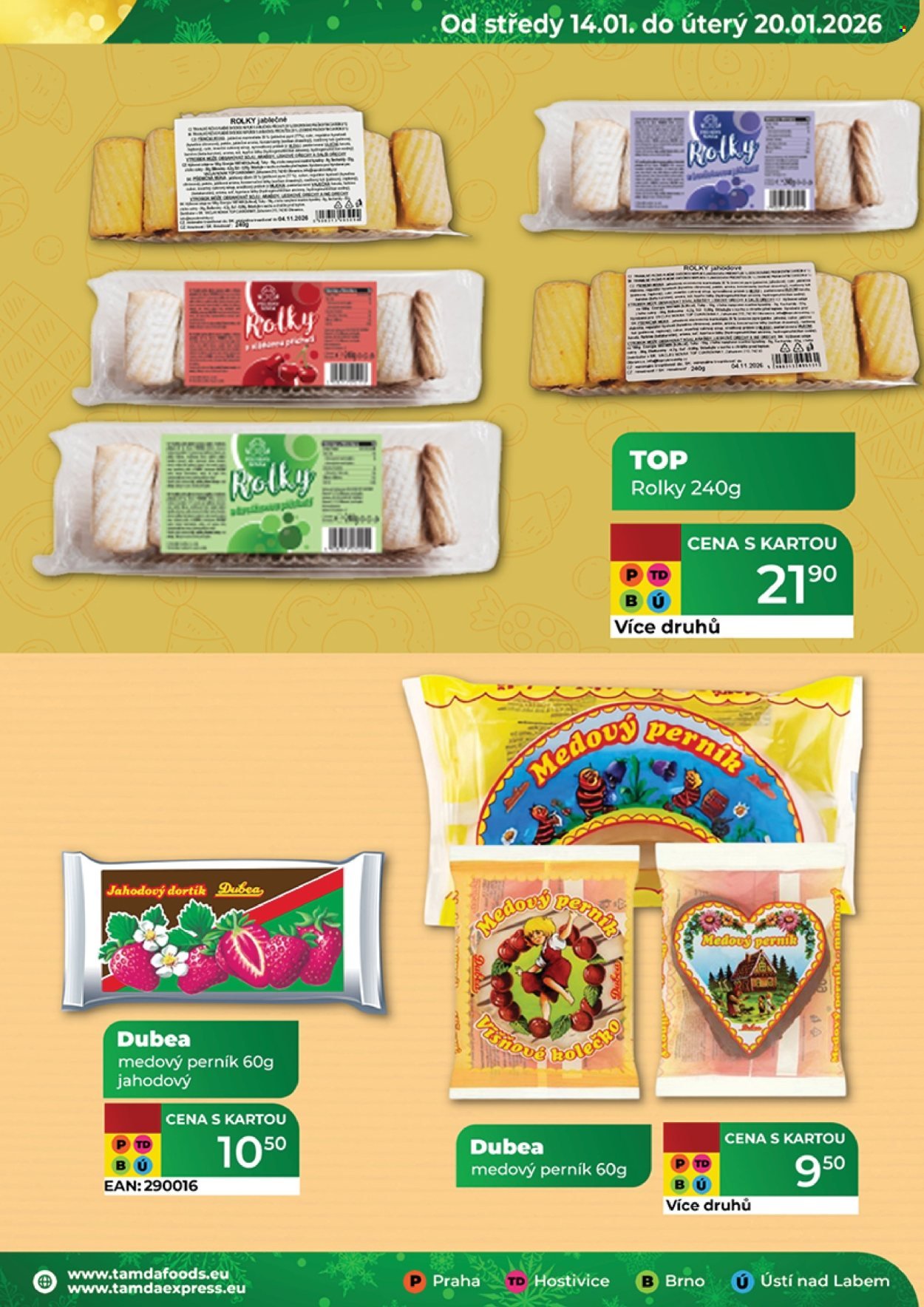 TAMDA FOODS leták - Od středy 14.1.2026 (2026-01-14 - 2026-01-20)