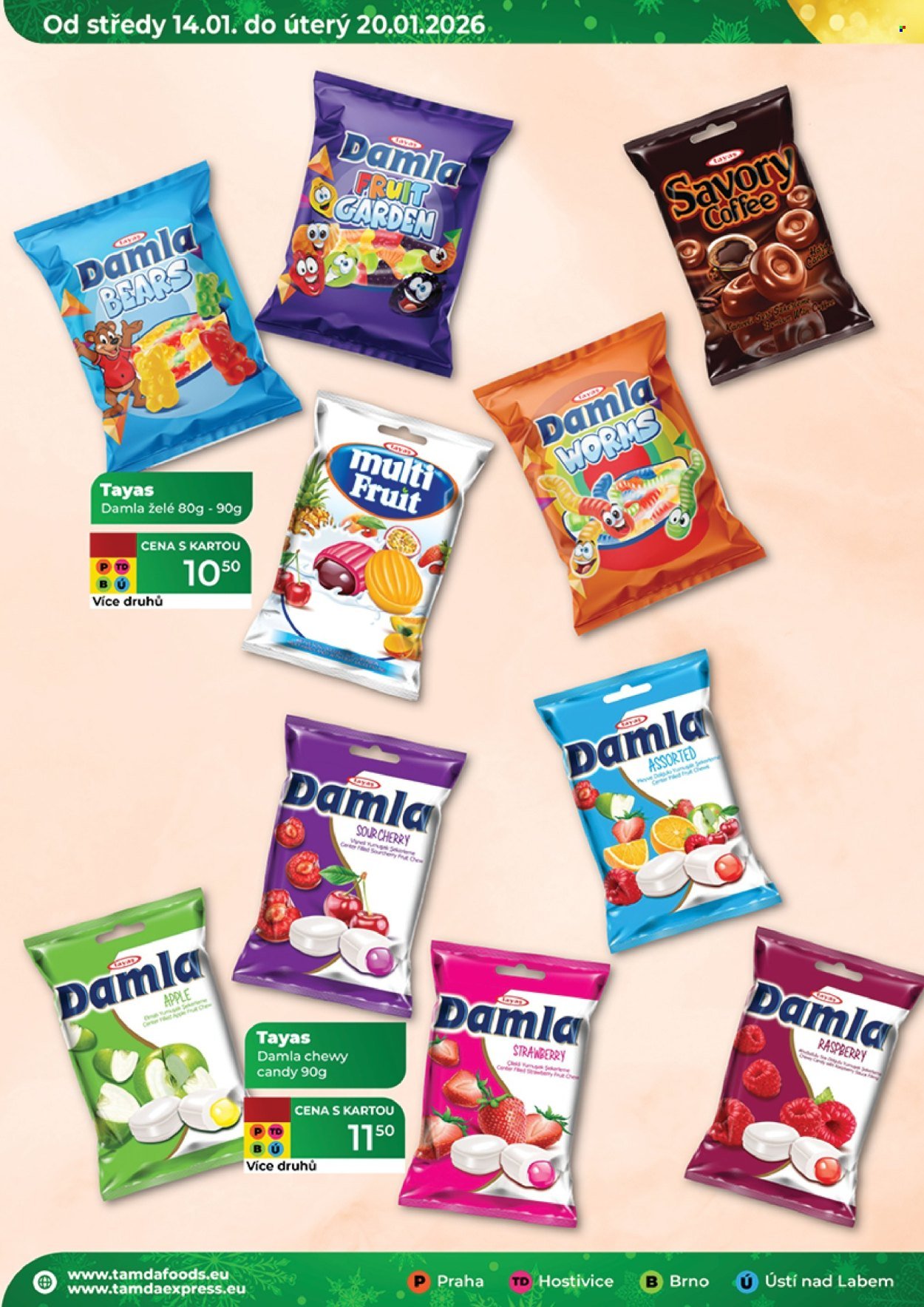 TAMDA FOODS leták - Od středy 14.1.2026 (2026-01-14 - 2026-01-20)