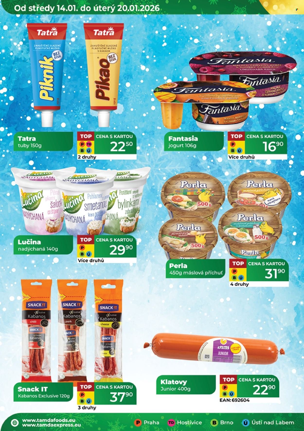 TAMDA FOODS leták - Od středy 14.1.2026 (2026-01-14 - 2026-01-20)