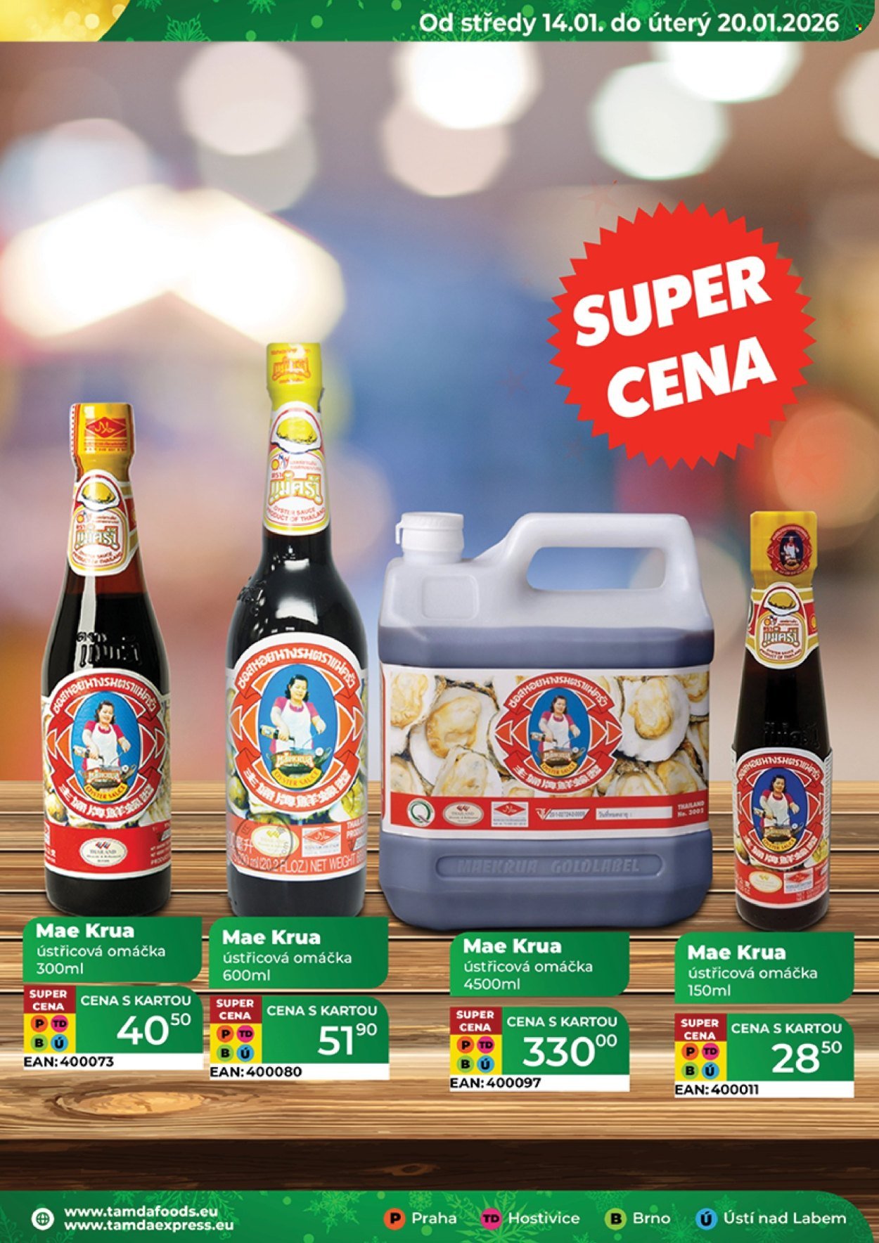 TAMDA FOODS leták - Od středy 14.1.2026 (2026-01-14 - 2026-01-20)