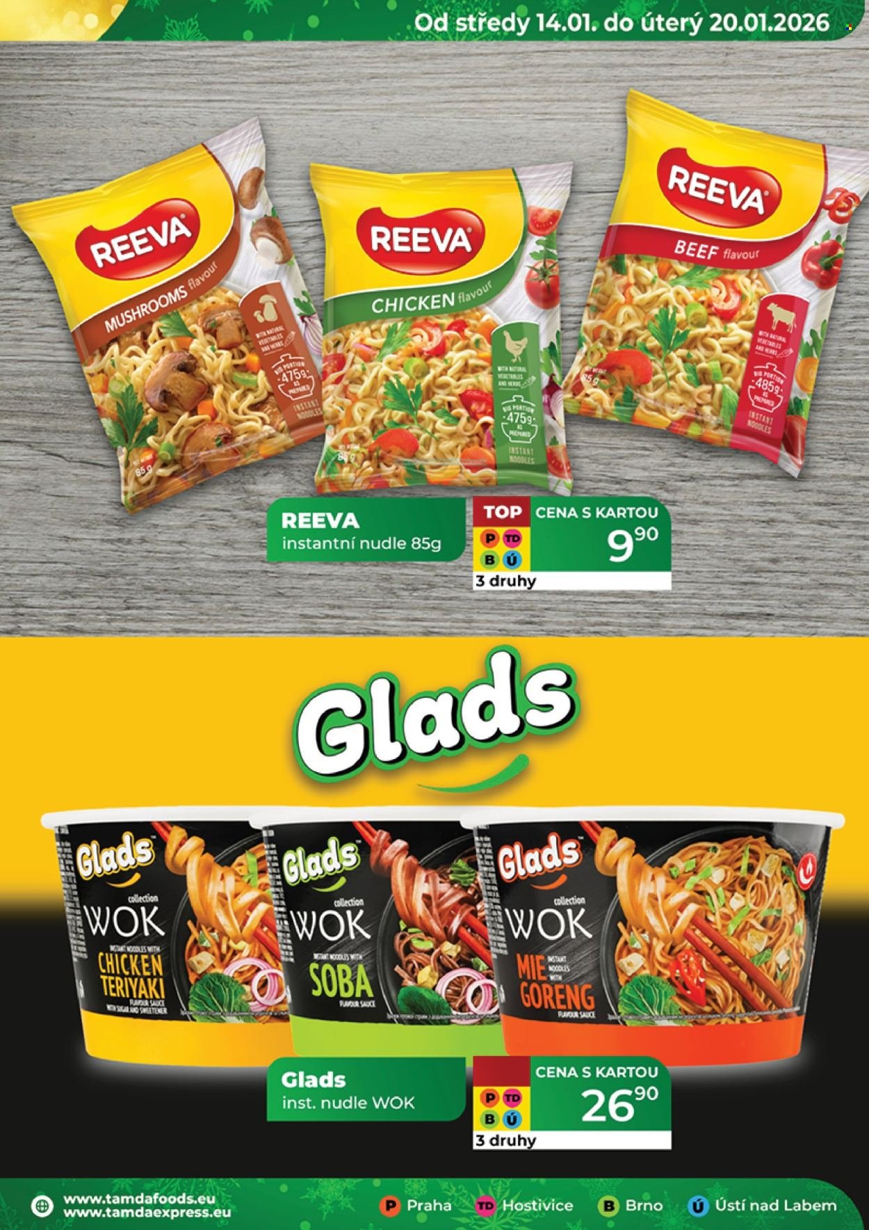 TAMDA FOODS leták - Od středy 14.1.2026 (2026-01-14 - 2026-01-20)