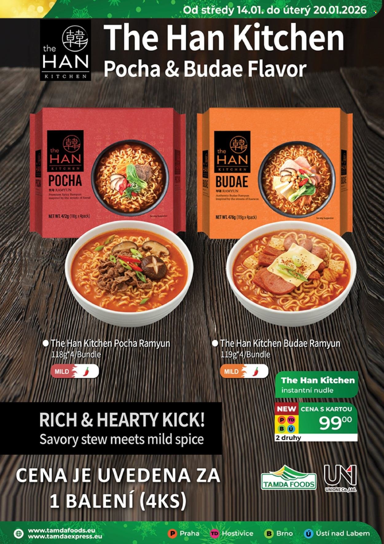 TAMDA FOODS leták - Od středy 14.1.2026 (2026-01-14 - 2026-01-20)