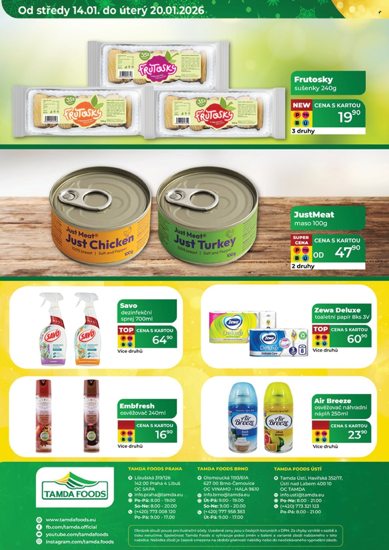 TAMDA FOODS leták - Od středy 14.1.2026 (2026-01-14 - 2026-01-20)