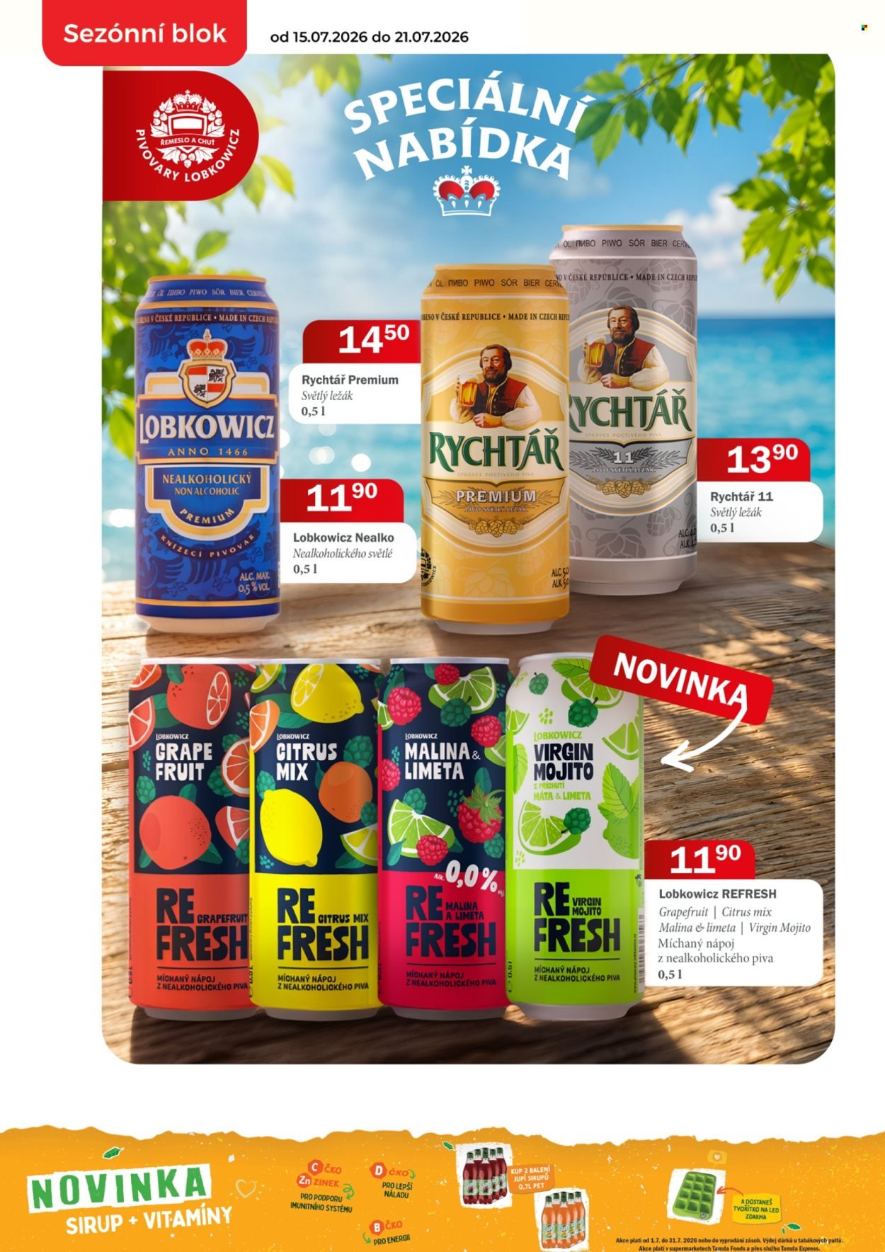 TAMDA FOODS leták - Od středy 15.7.2026