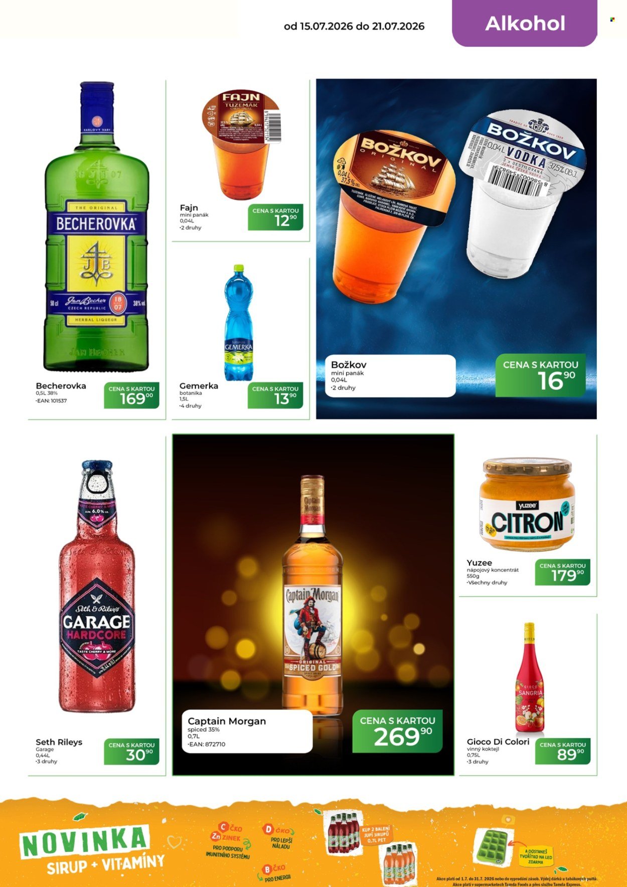 TAMDA FOODS leták - Od středy 15.7.2026
