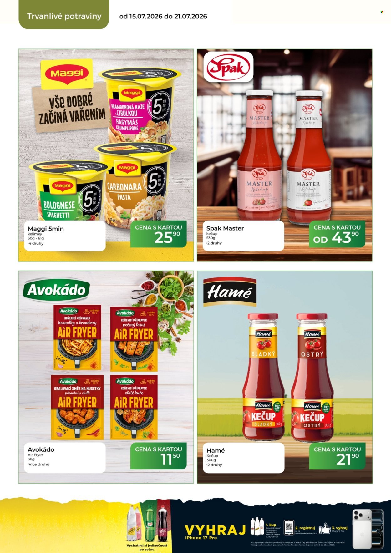 TAMDA FOODS leták - Od středy 15.7.2026