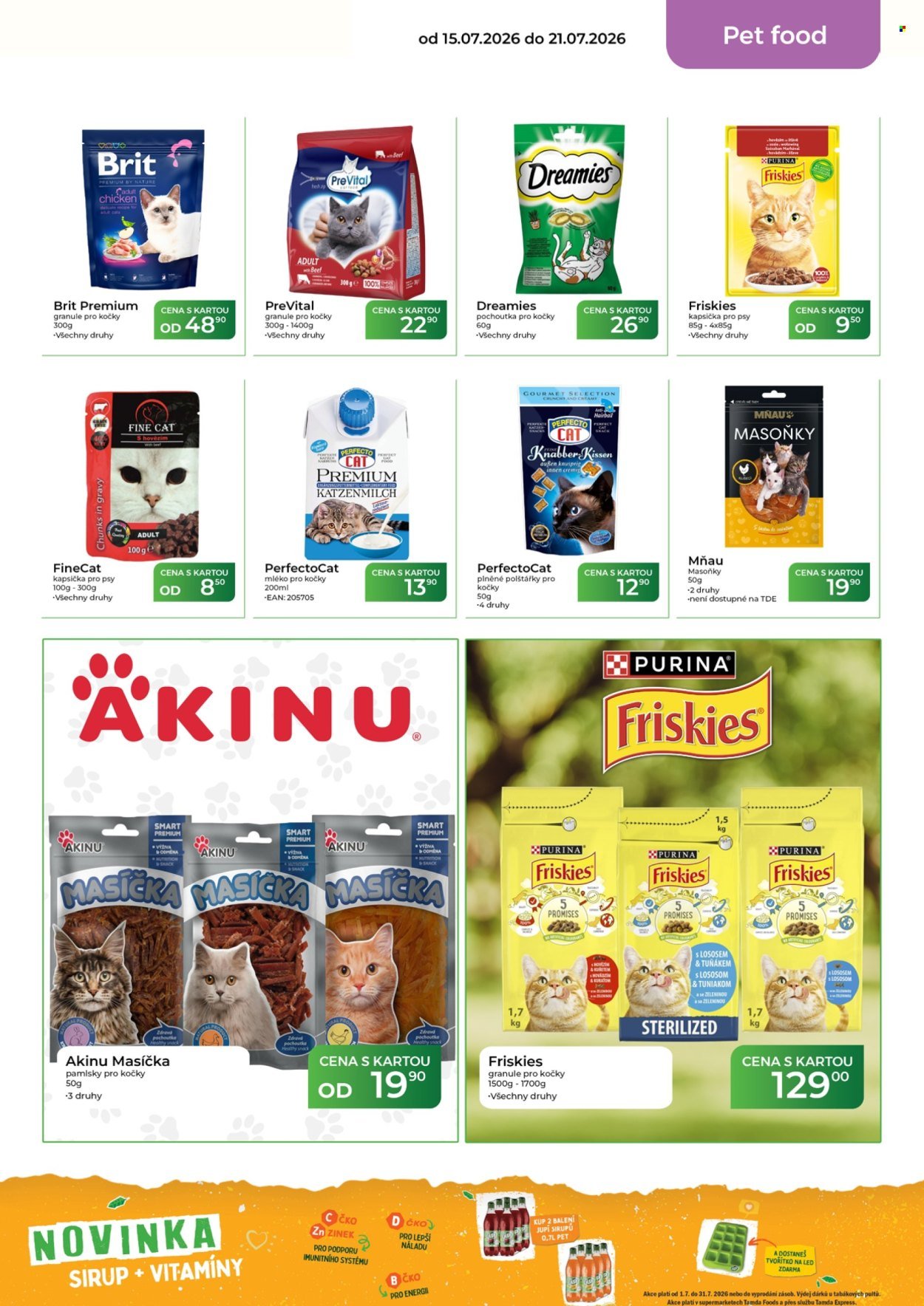 TAMDA FOODS leták - Od středy 15.7.2026