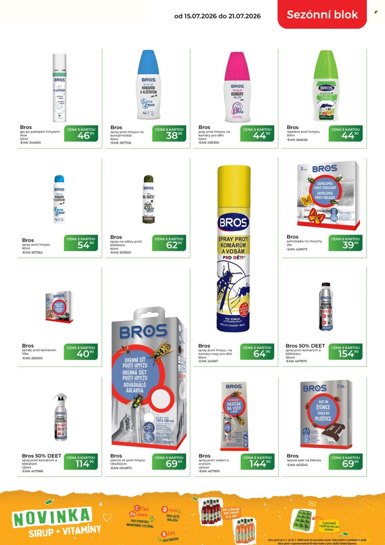 TAMDA FOODS leták - Od středy 15.7.2026