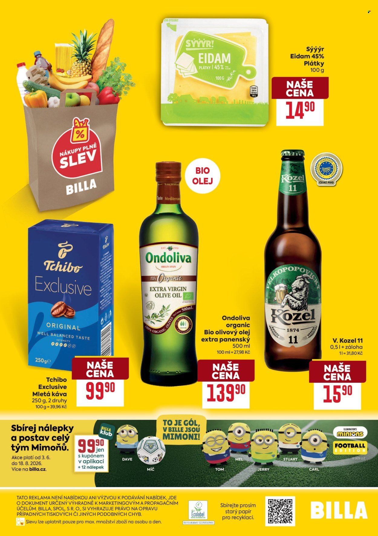 BILLA leták - Speciální nabídka: vybrané prodejny