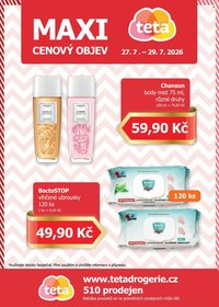 TETA DROGERIE leták - Maxi cenový objev
