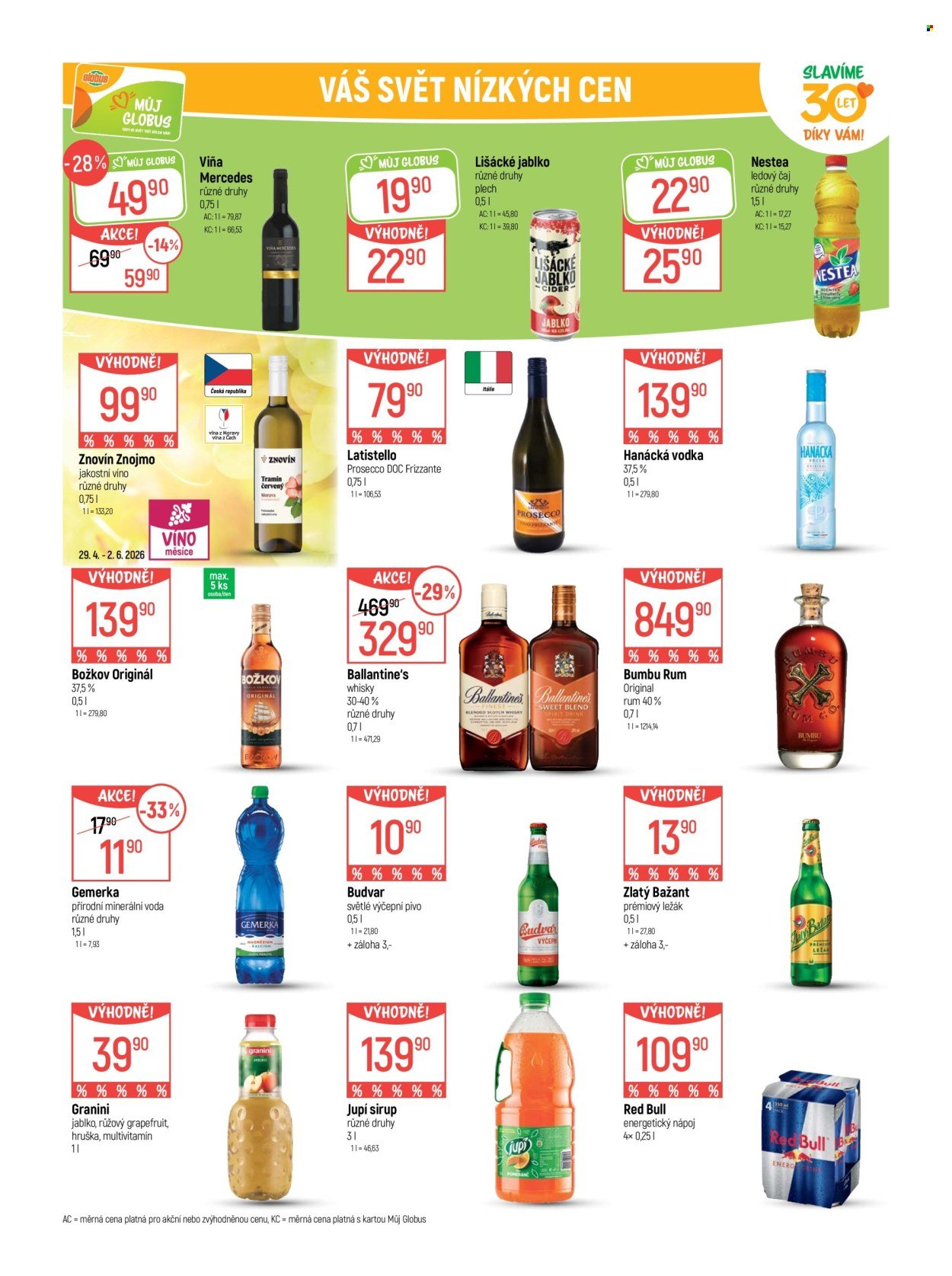 GLOBUS leták - Od středy 29.4.2026 (2026-04-29 - 2026-05-05)