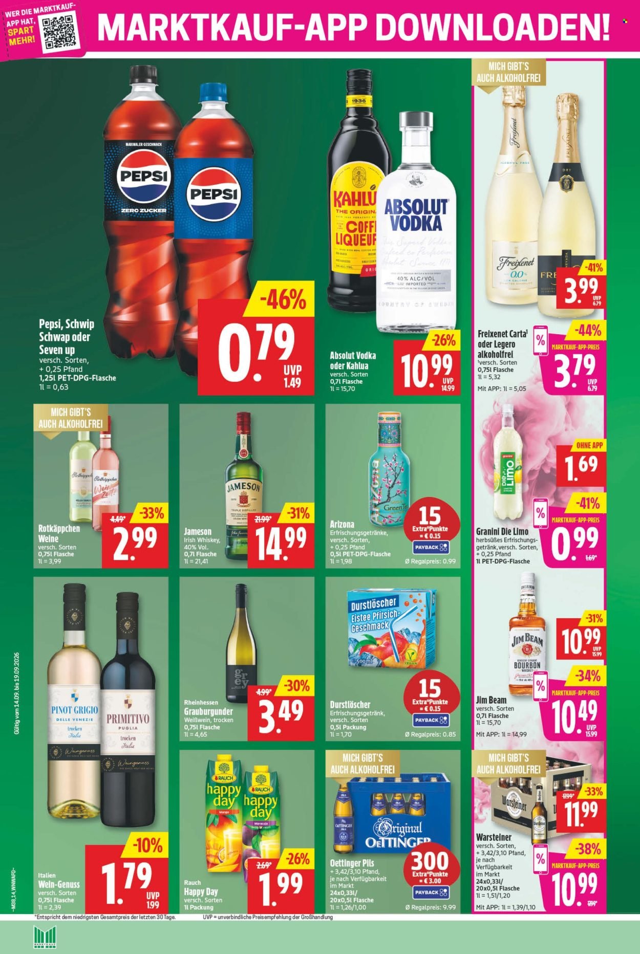 MARKTKAUF Prospekt - Ab Montag 14.09.2026