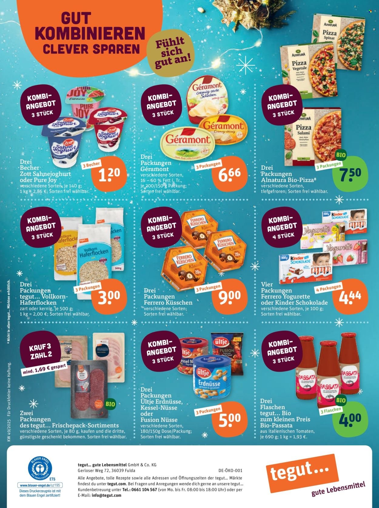 TEGUT... Prospekt - Ab Montag 1.12.2025 (2025-12-01 - 2025-12-06)