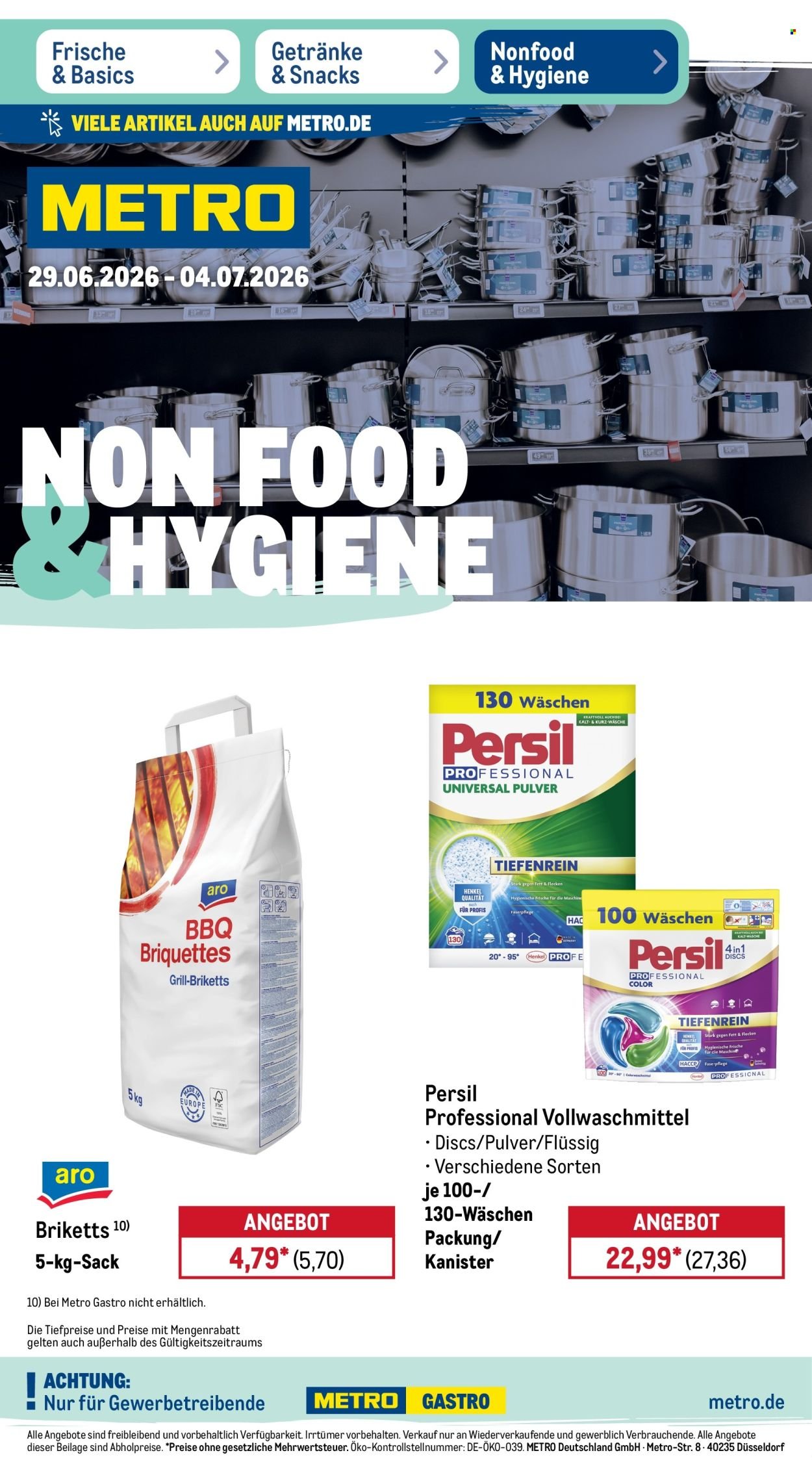 METRO Prospekt - NonFood-Angebote
