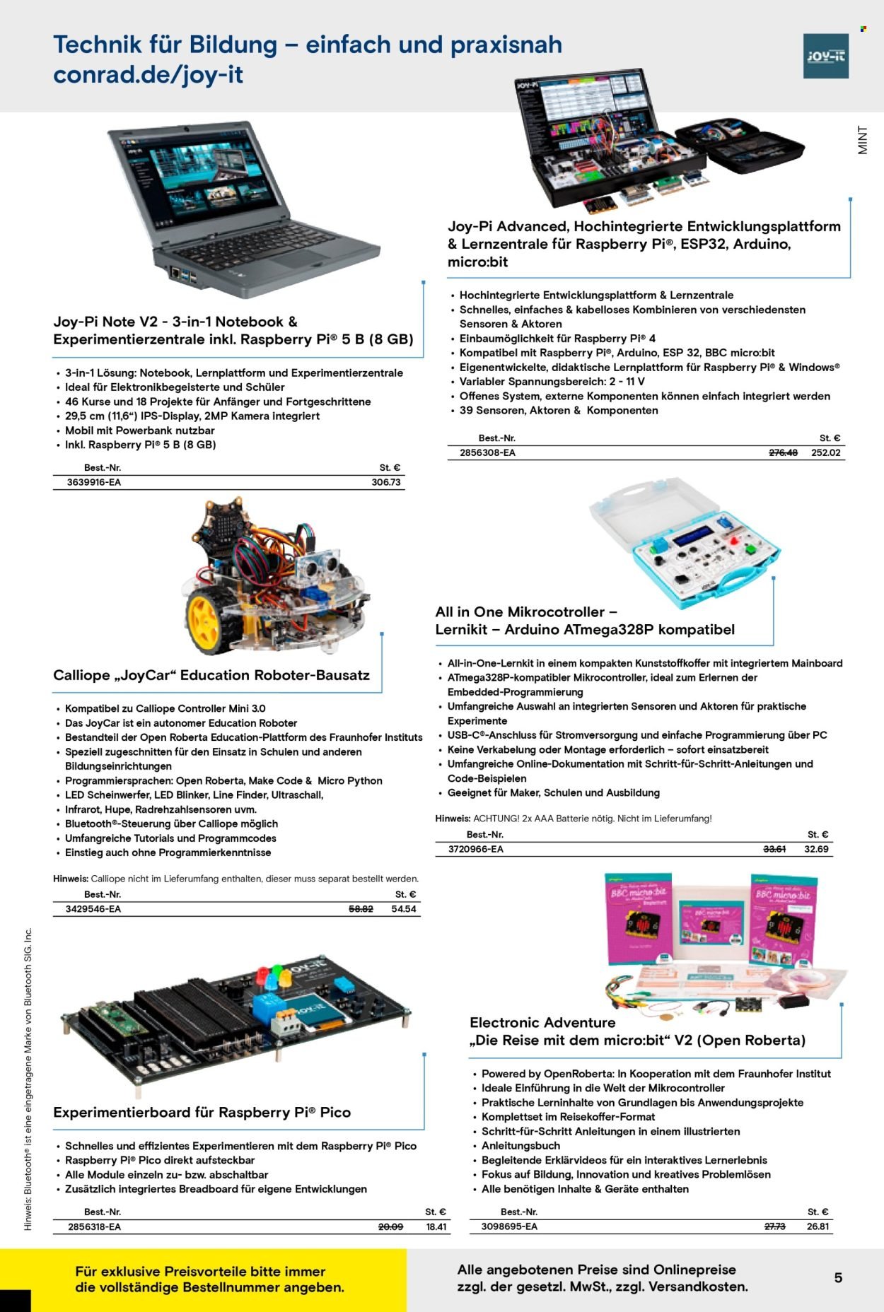 CONRAD Angebote - Education Katalog