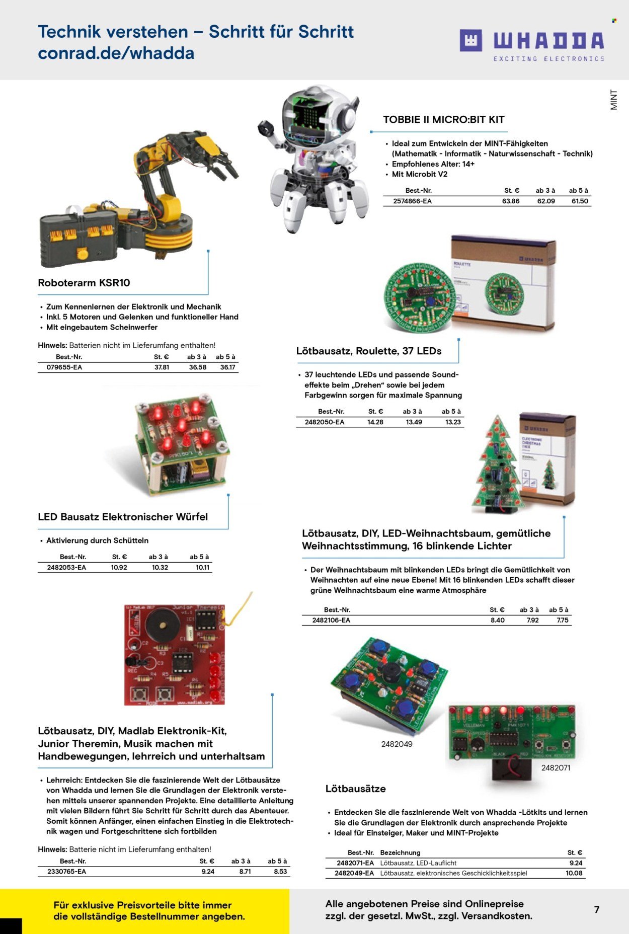 CONRAD Angebote - Education Katalog