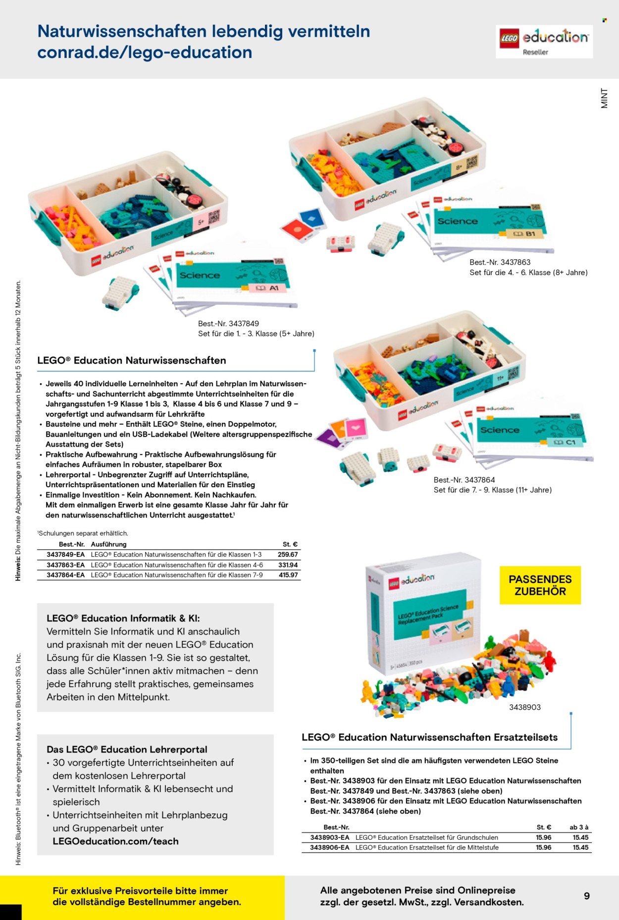 CONRAD Angebote - Education Katalog