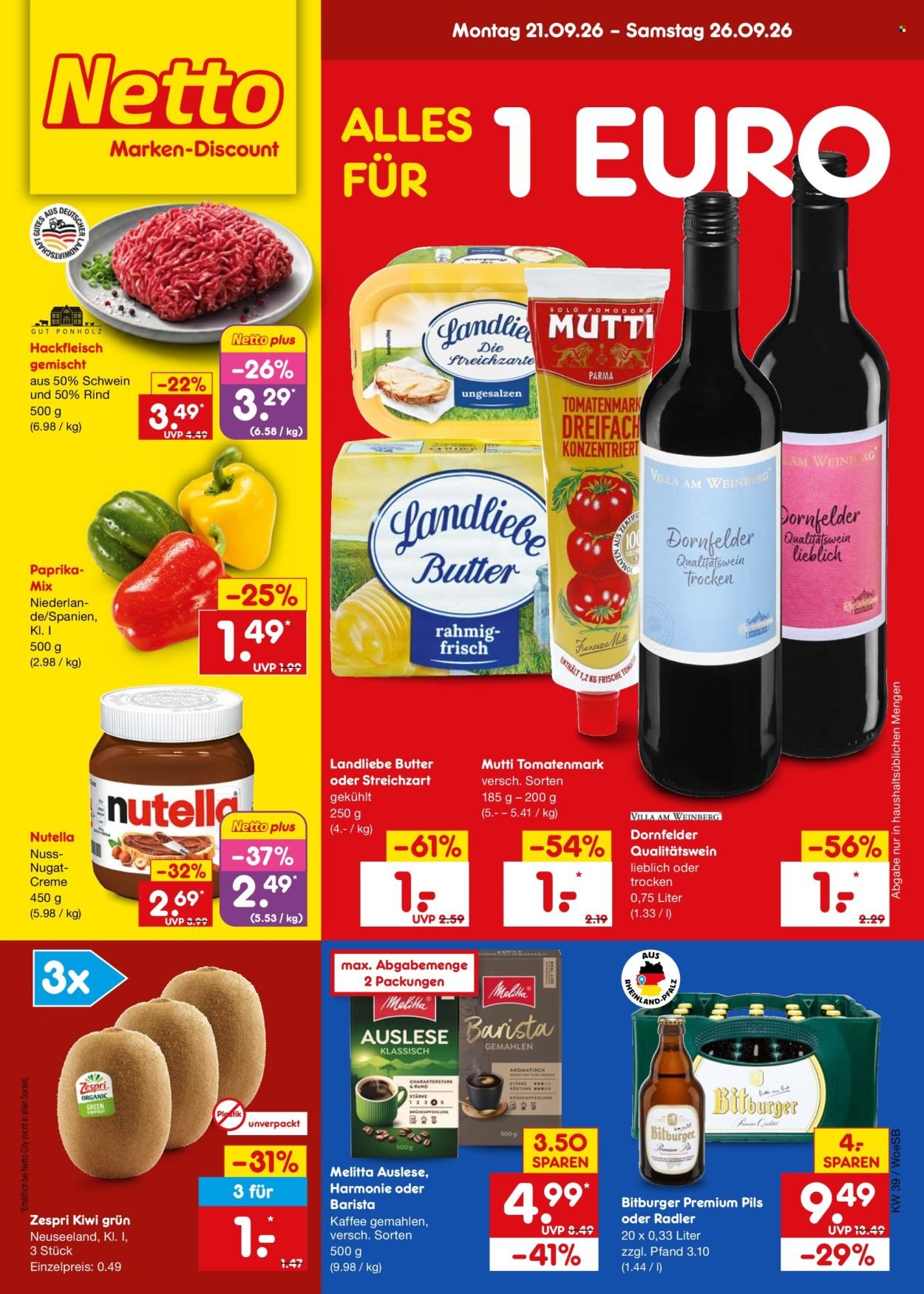 NETTO MARKEN-DISCOUNT Prospekt - Ab Montag 21.09.2026