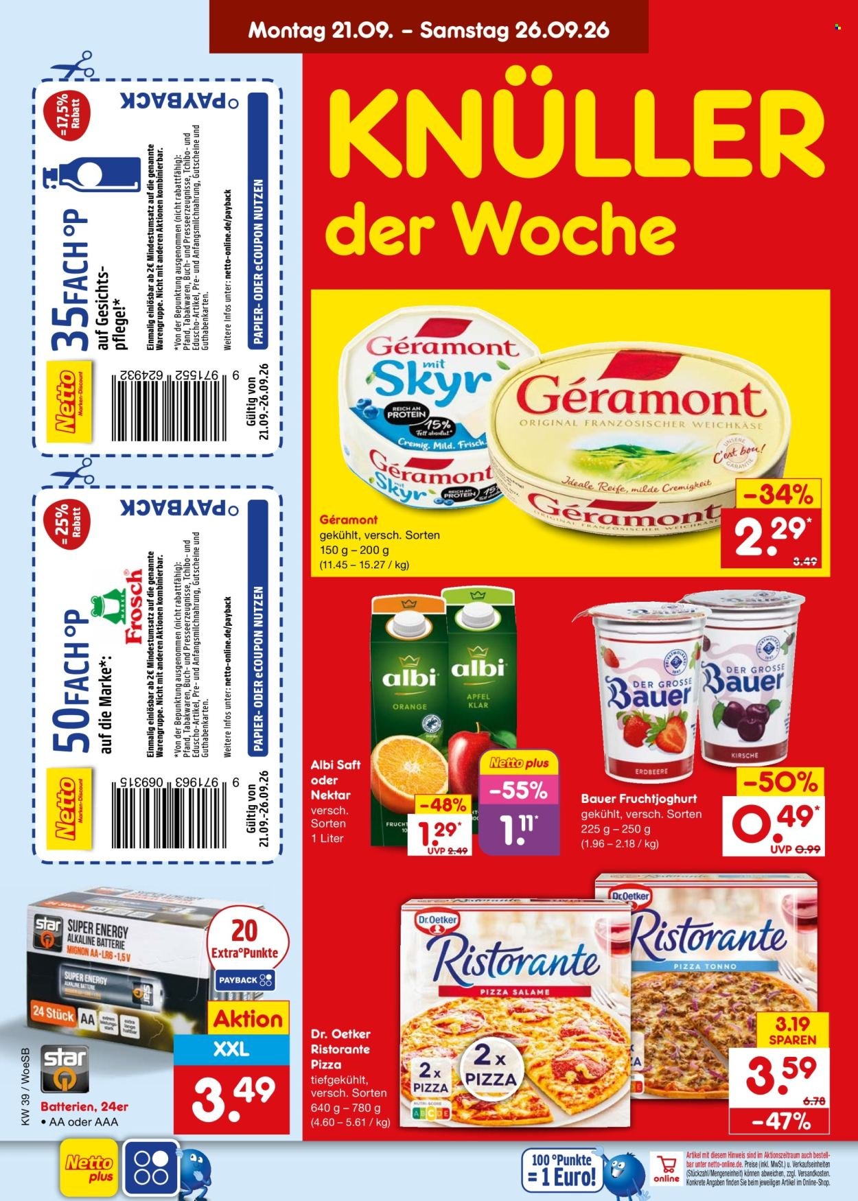 NETTO MARKEN-DISCOUNT Prospekt - Ab Montag 21.09.2026