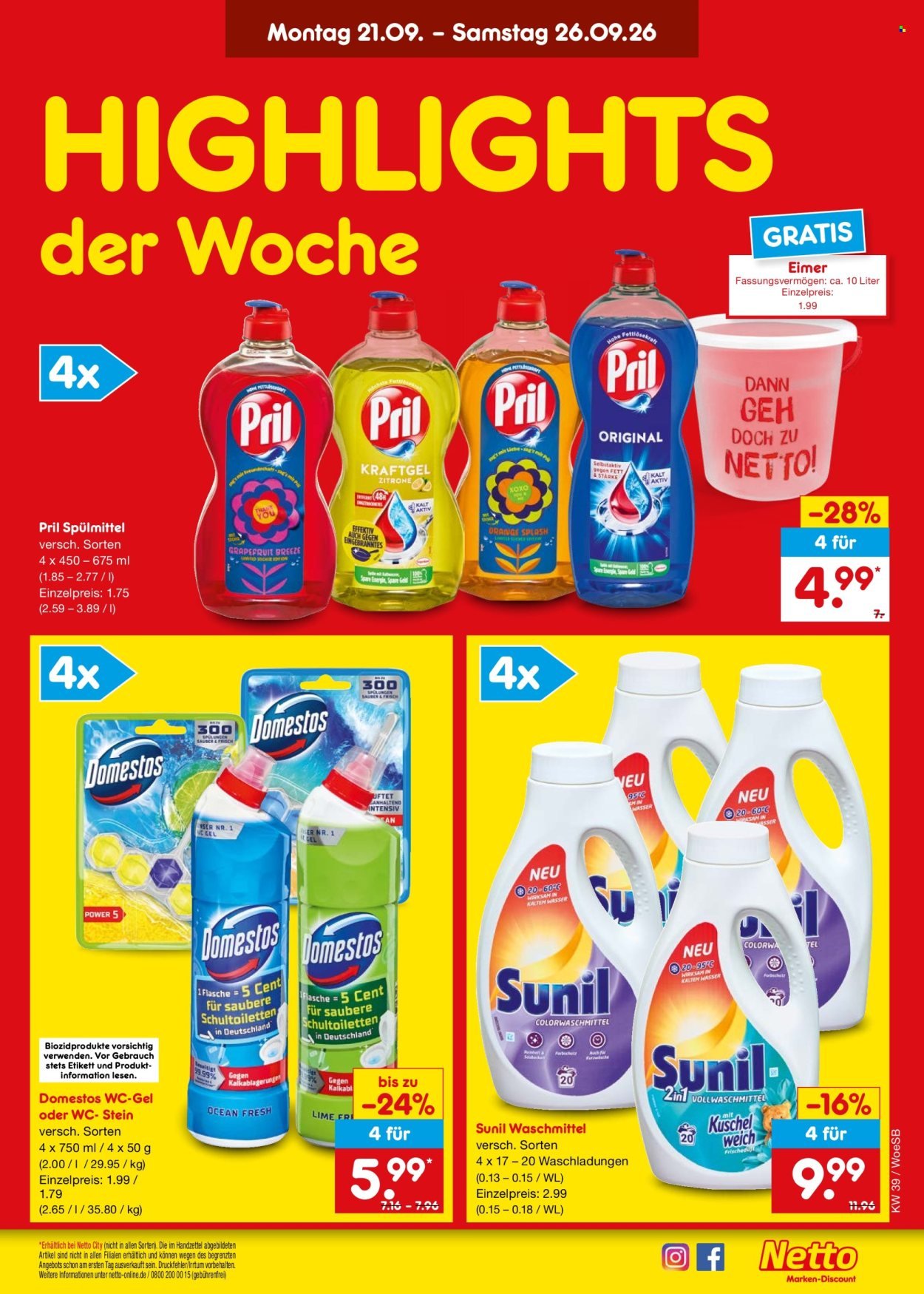 NETTO MARKEN-DISCOUNT Prospekt - Ab Montag 21.09.2026