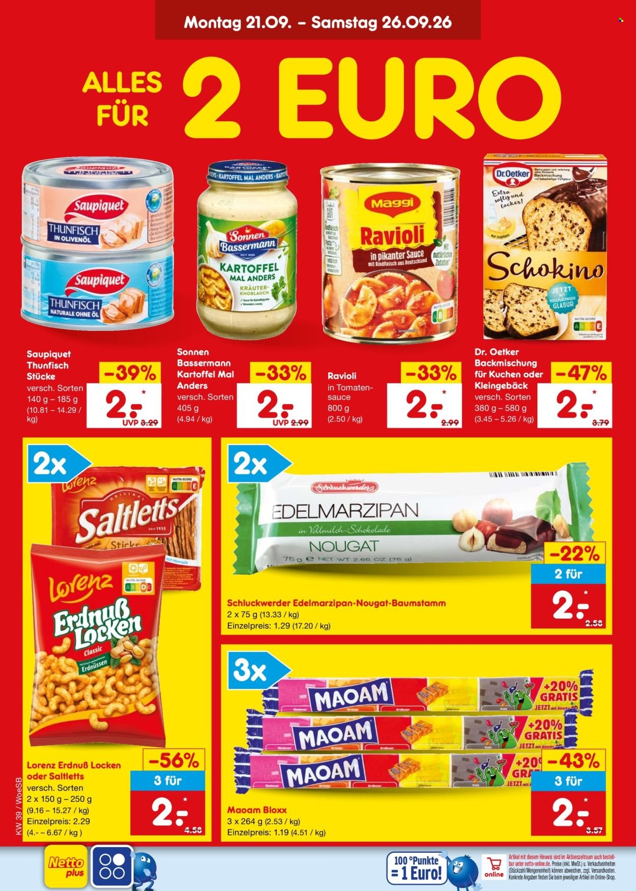NETTO MARKEN-DISCOUNT Prospekt - Ab Montag 21.09.2026