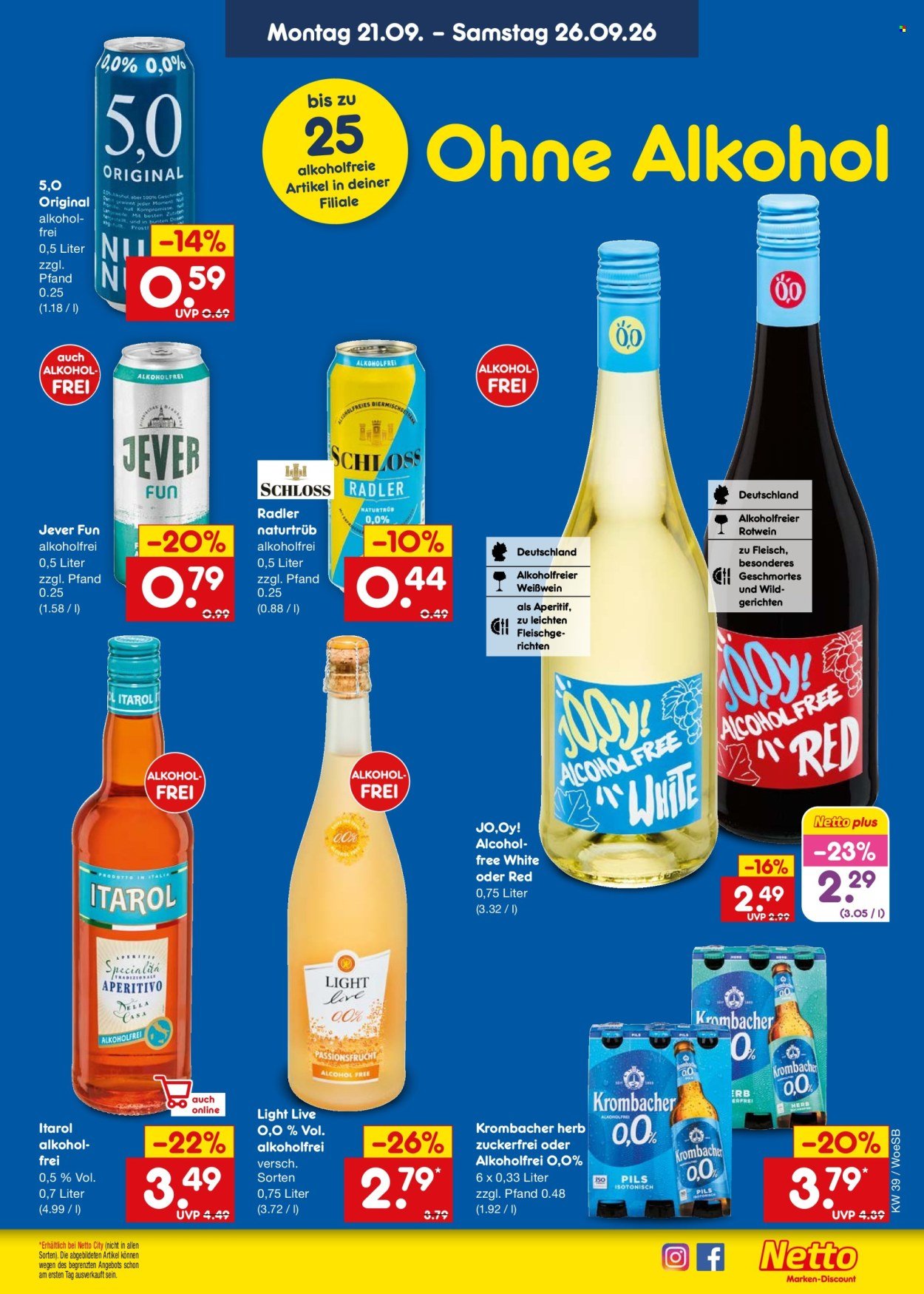 NETTO MARKEN-DISCOUNT Prospekt - Ab Montag 21.09.2026