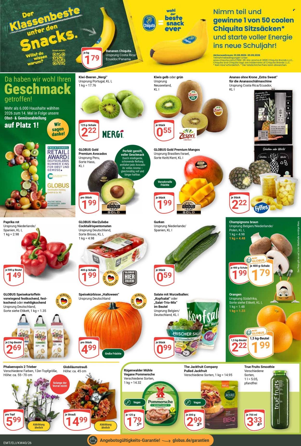 GLOBUS Prospekt - Ab Montag 28.09.2026