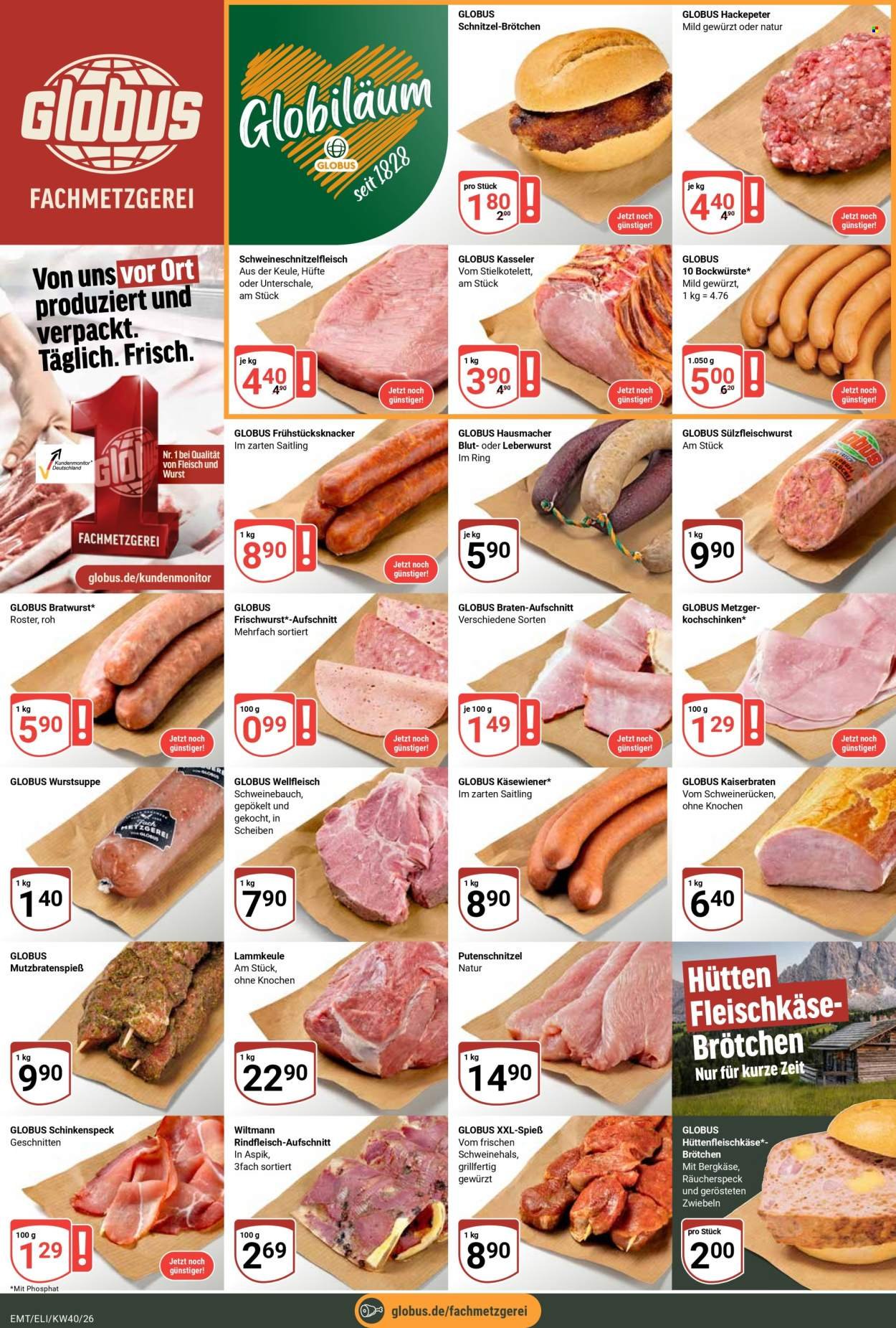 GLOBUS Prospekt - Ab Montag 28.09.2026