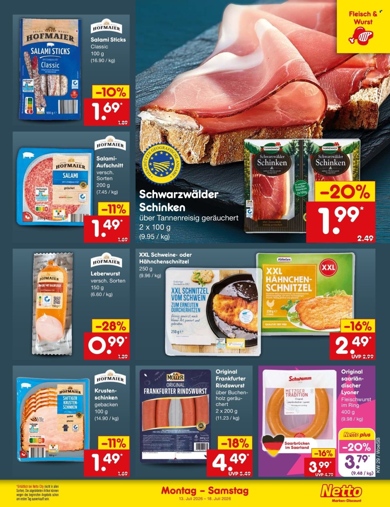 NETTO MARKEN-DISCOUNT Prospekt - Ab Montag 13.07.2026