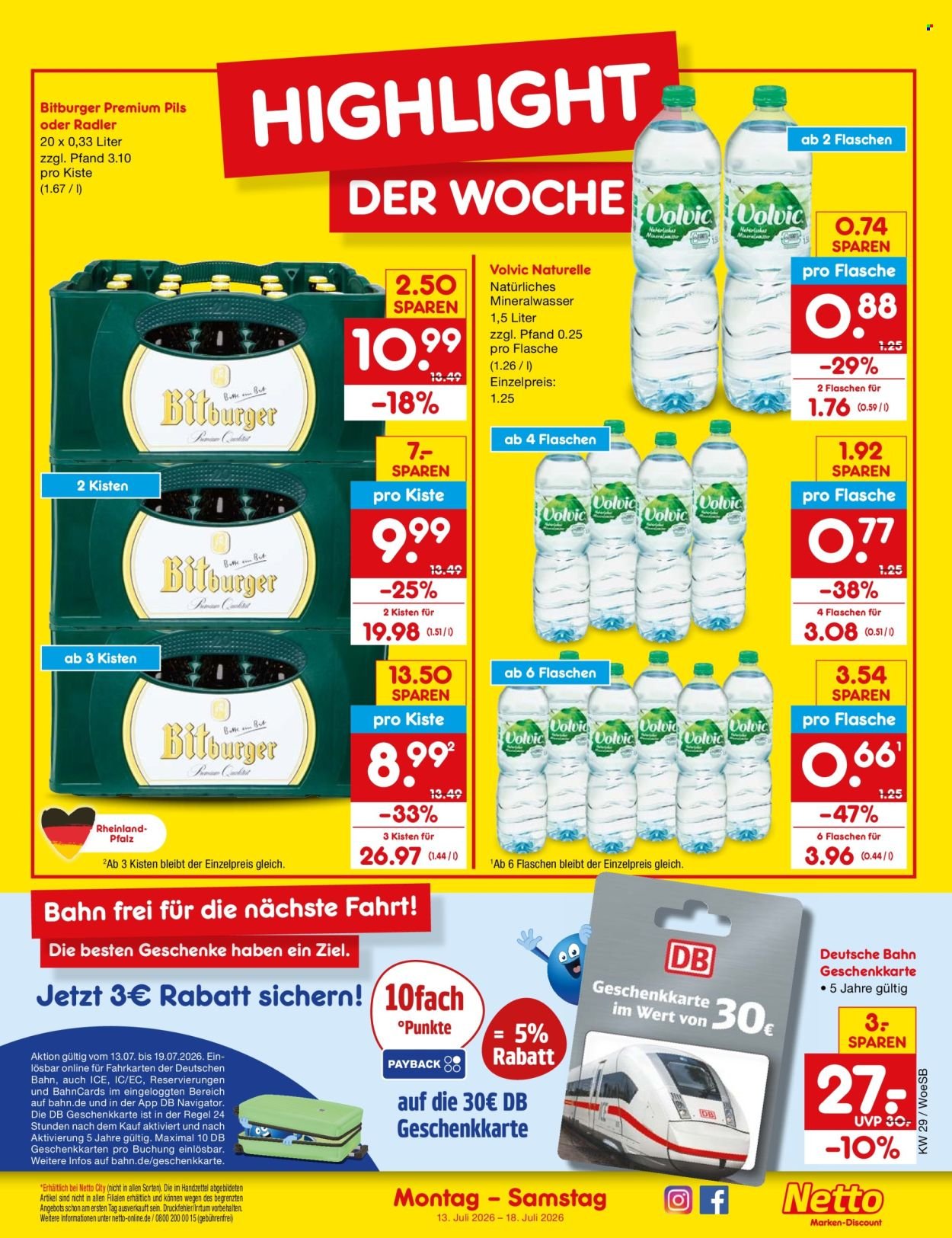 NETTO MARKEN-DISCOUNT Prospekt - Ab Montag 13.07.2026