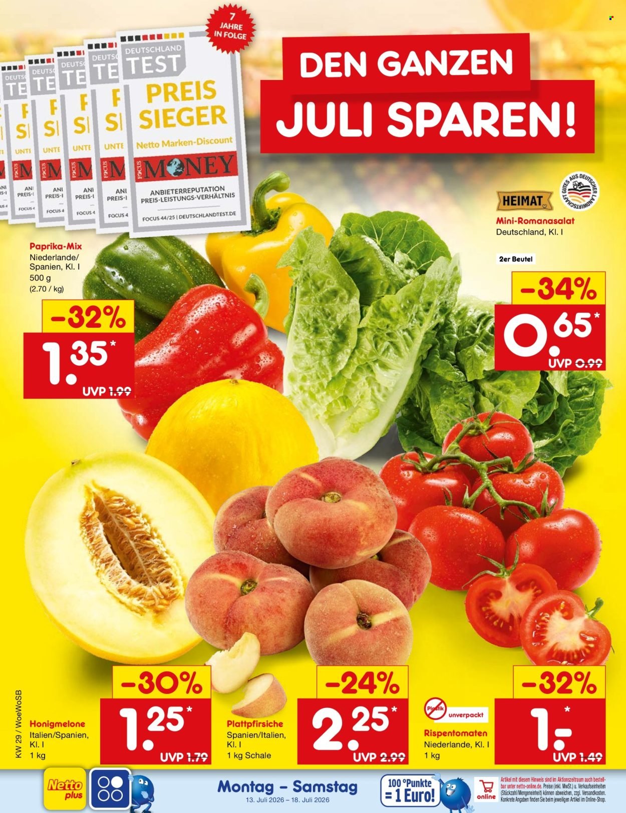 NETTO MARKEN-DISCOUNT Prospekt - Ab Montag 13.07.2026