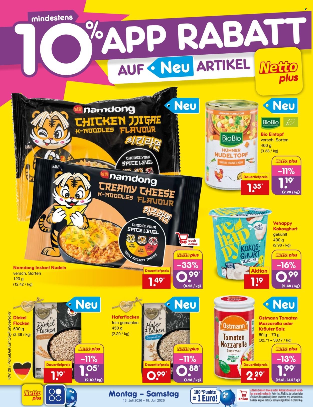 NETTO MARKEN-DISCOUNT Prospekt - Ab Montag 13.07.2026
