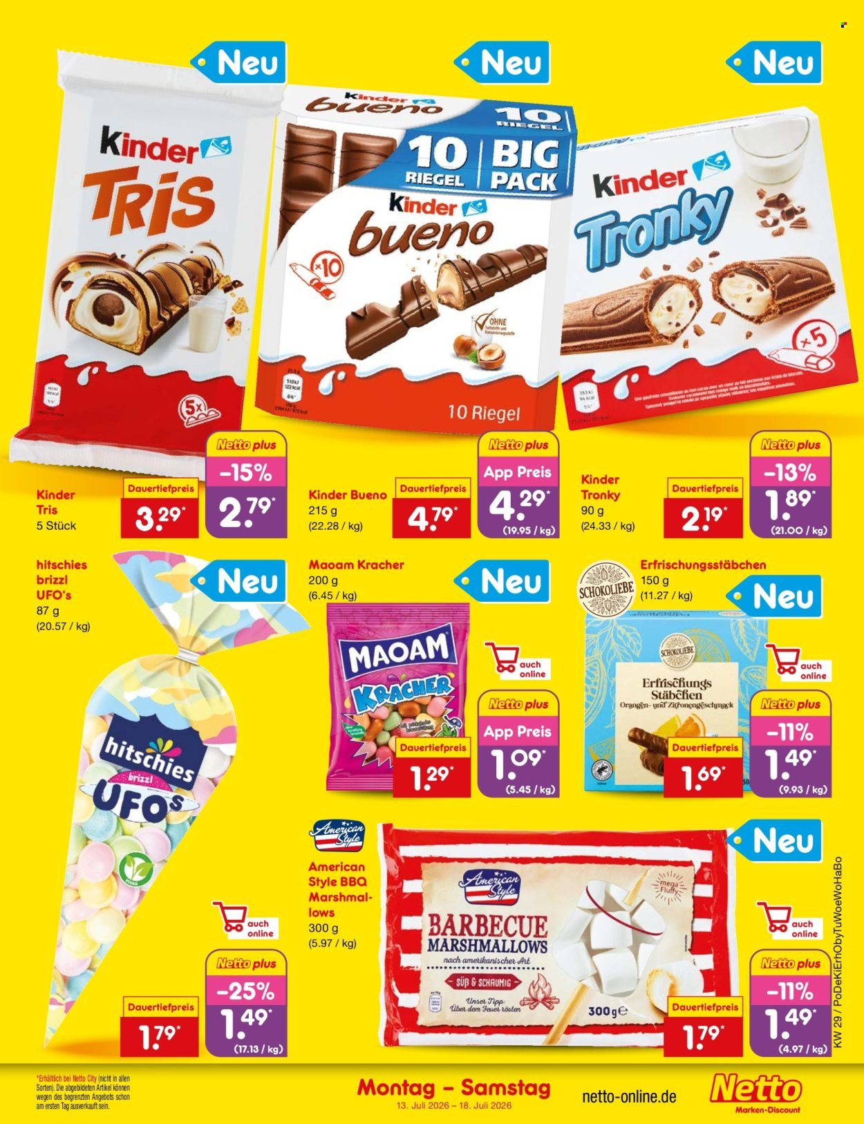 NETTO MARKEN-DISCOUNT Prospekt - Ab Montag 13.07.2026
