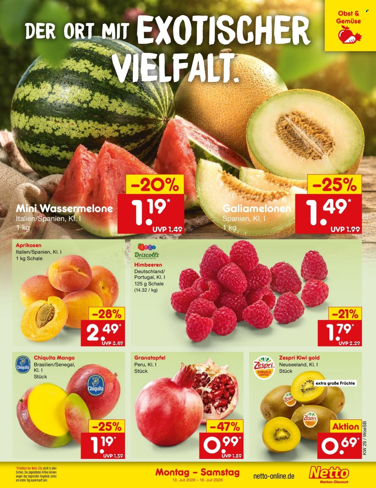 NETTO MARKEN-DISCOUNT Prospekt - Ab Montag 13.07.2026