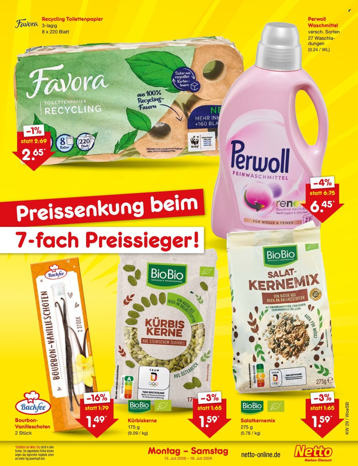 NETTO MARKEN-DISCOUNT Prospekt - Ab Montag 13.07.2026