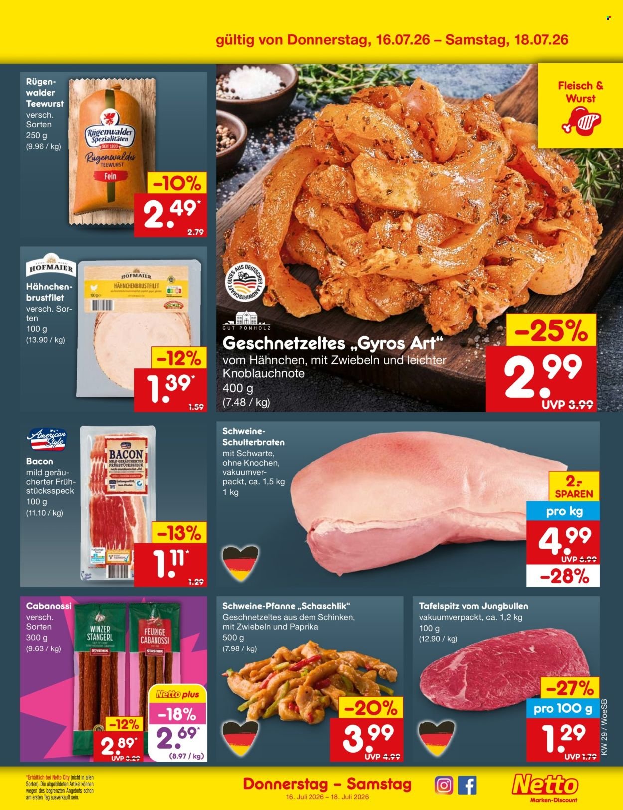 NETTO MARKEN-DISCOUNT Prospekt - Ab Montag 13.07.2026