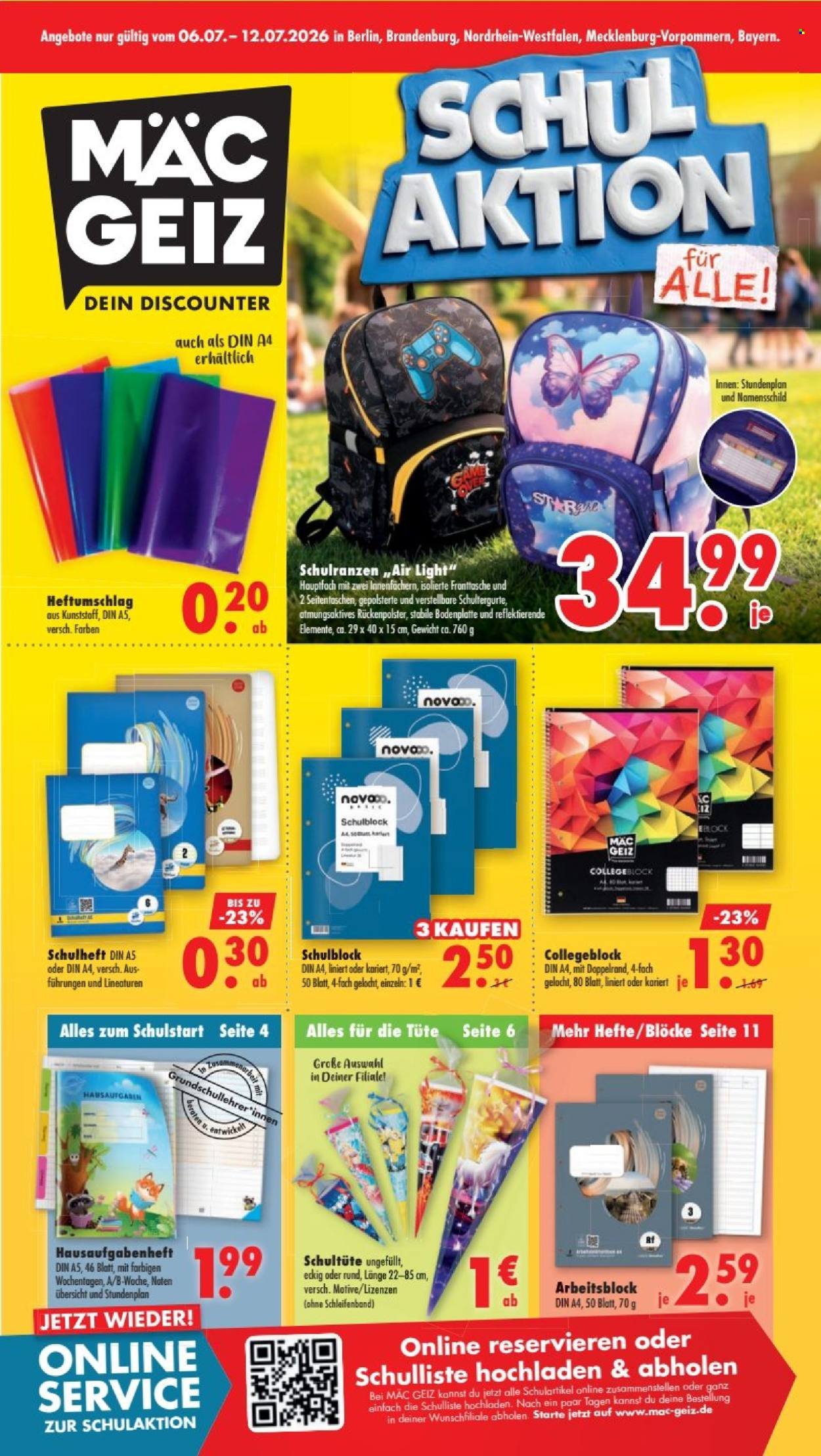 MÄC-GEIZ Prospekt - Ab Montag 6.07.2026