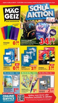 MÄC-GEIZ Prospekt - Ab Montag 6.07.2026
