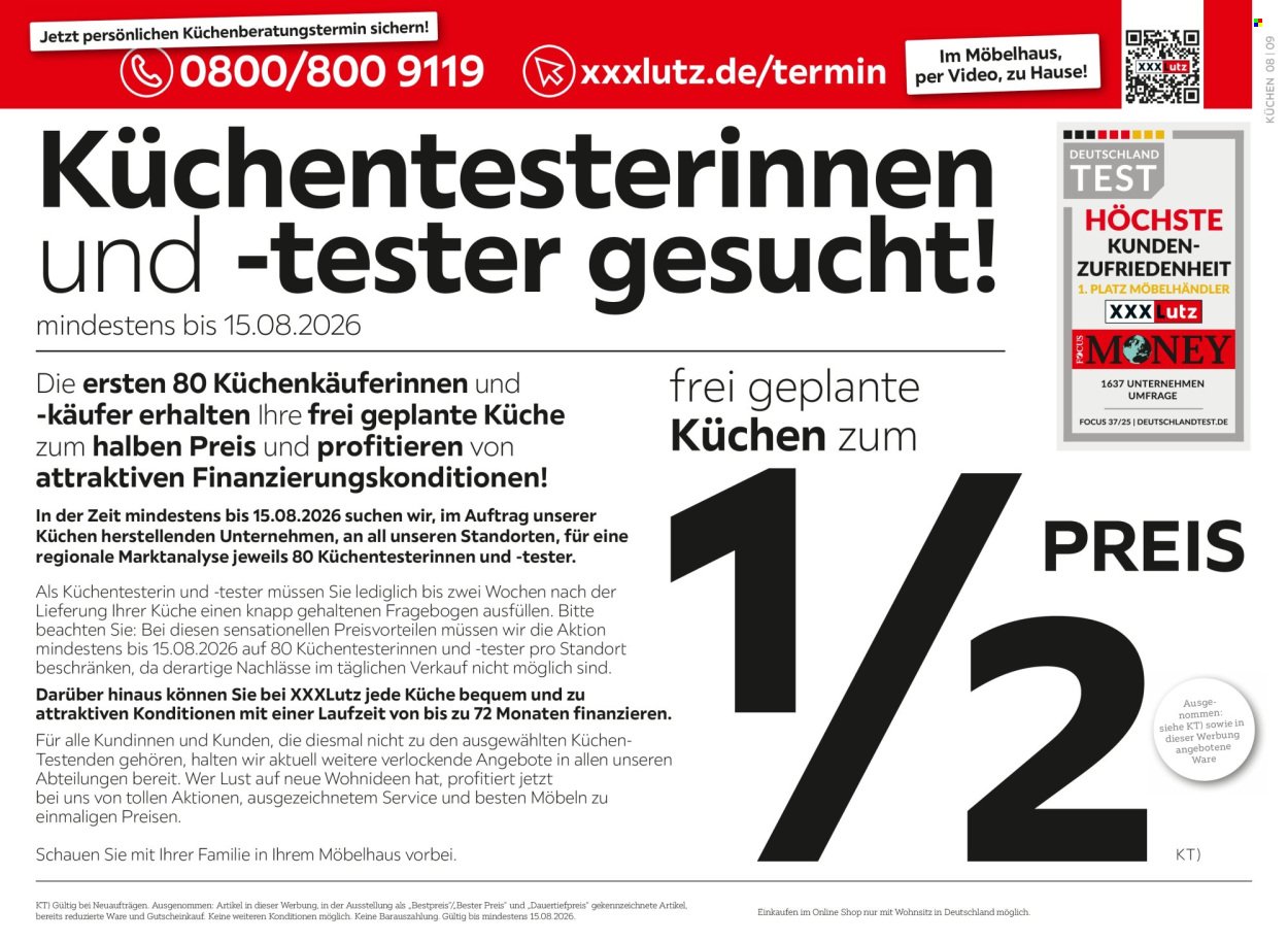 XXXLUTZ Prospekt - Nr. 1 beim Preis