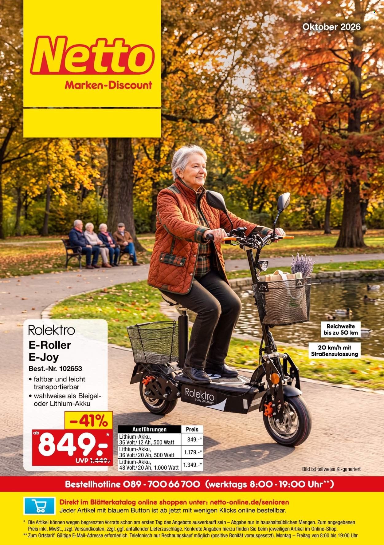 NETTO MARKEN-DISCOUNT Prospekt - Online-Sonderangebote Herbstdeals