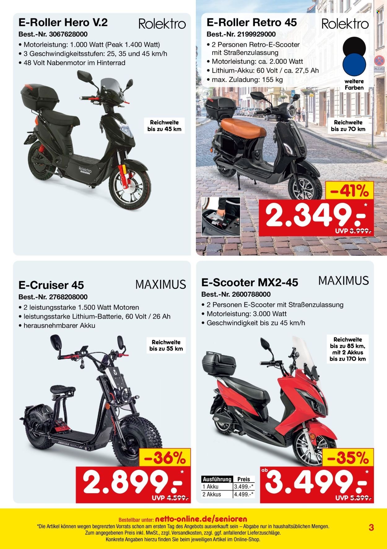 NETTO MARKEN-DISCOUNT Prospekt - Online-Sonderangebote Herbstdeals
