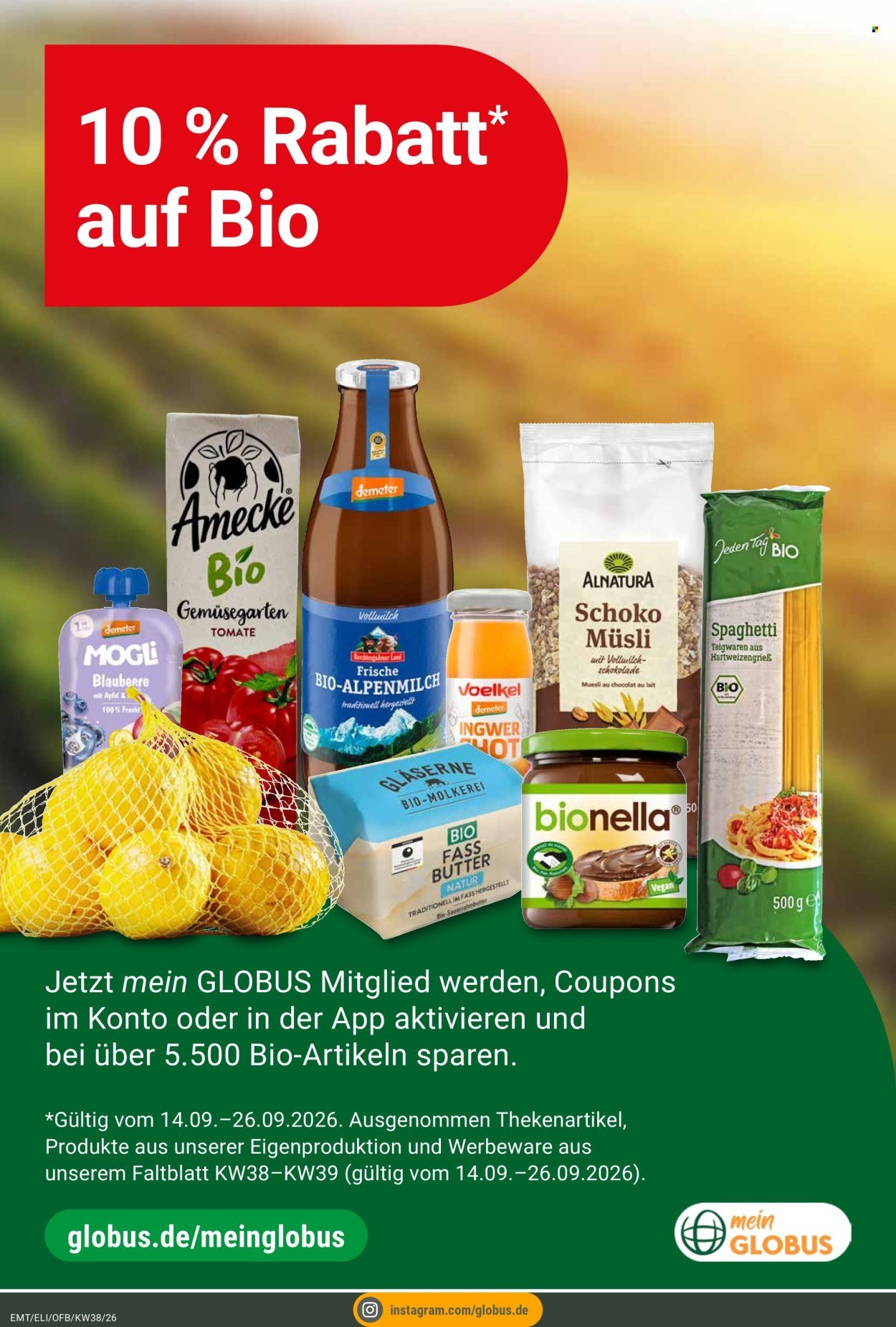 GLOBUS Prospekt - Ab Montag 14.09.2026