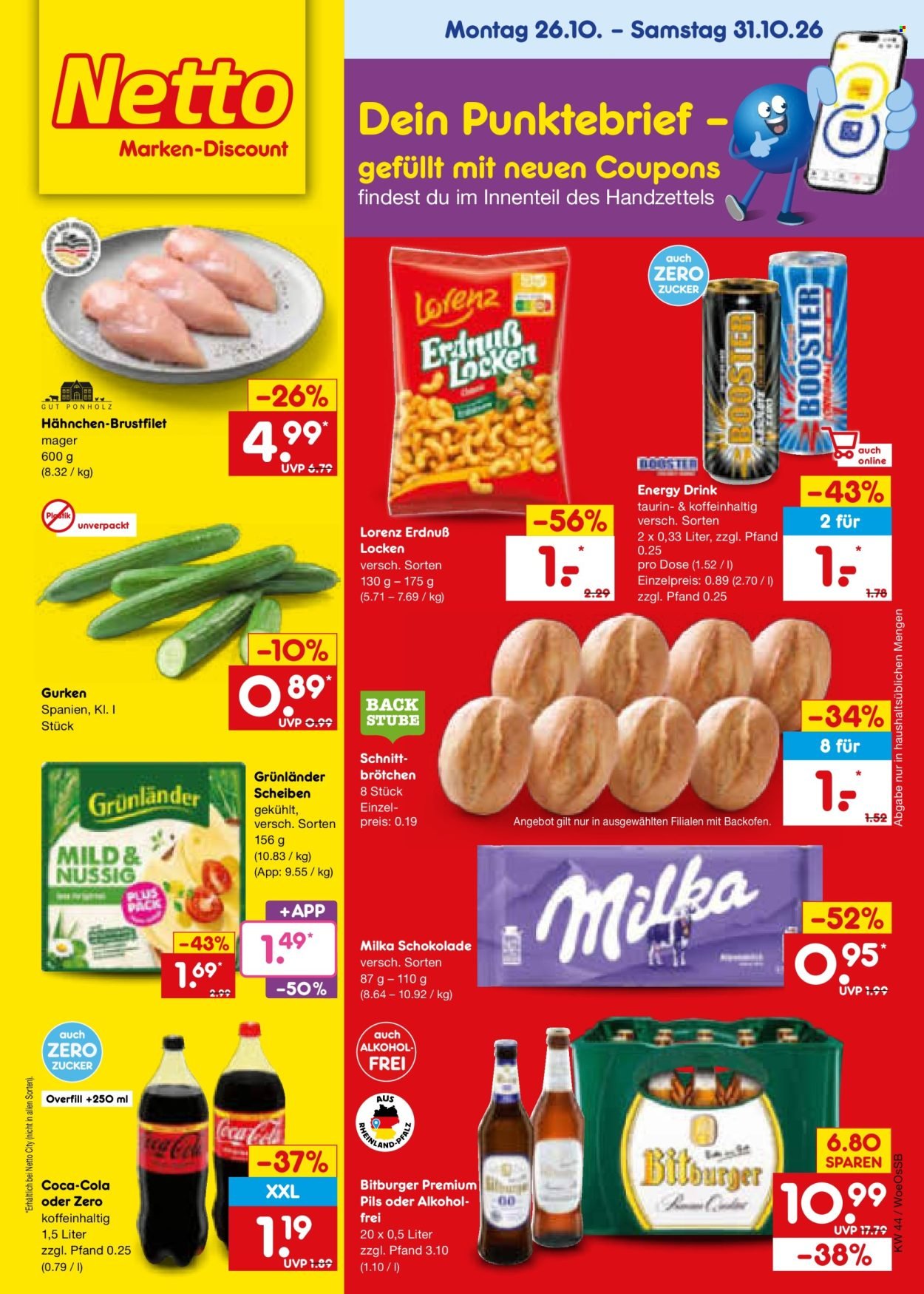 NETTO MARKEN-DISCOUNT Prospekt - Ab Montag 26.10.2026