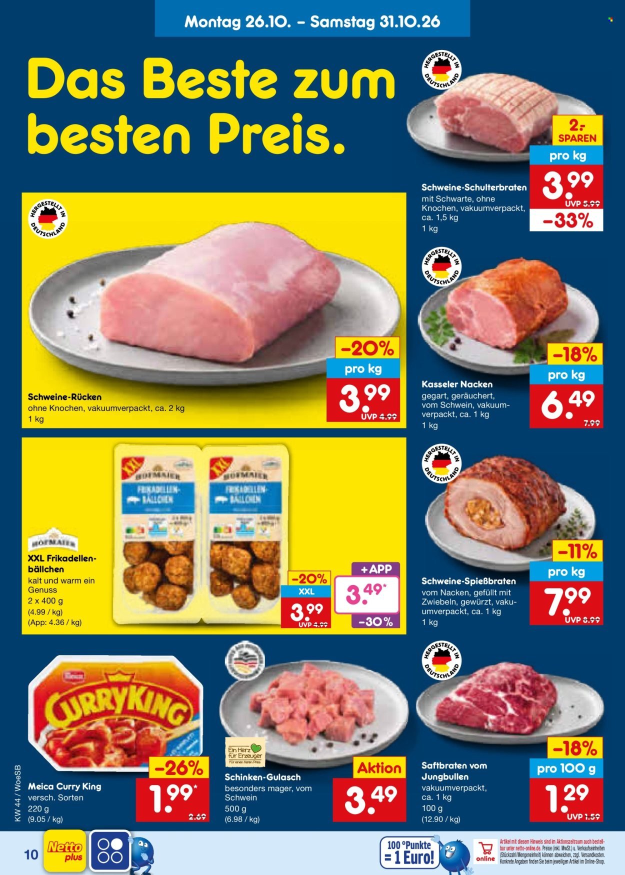 NETTO MARKEN-DISCOUNT Prospekt - Ab Montag 26.10.2026